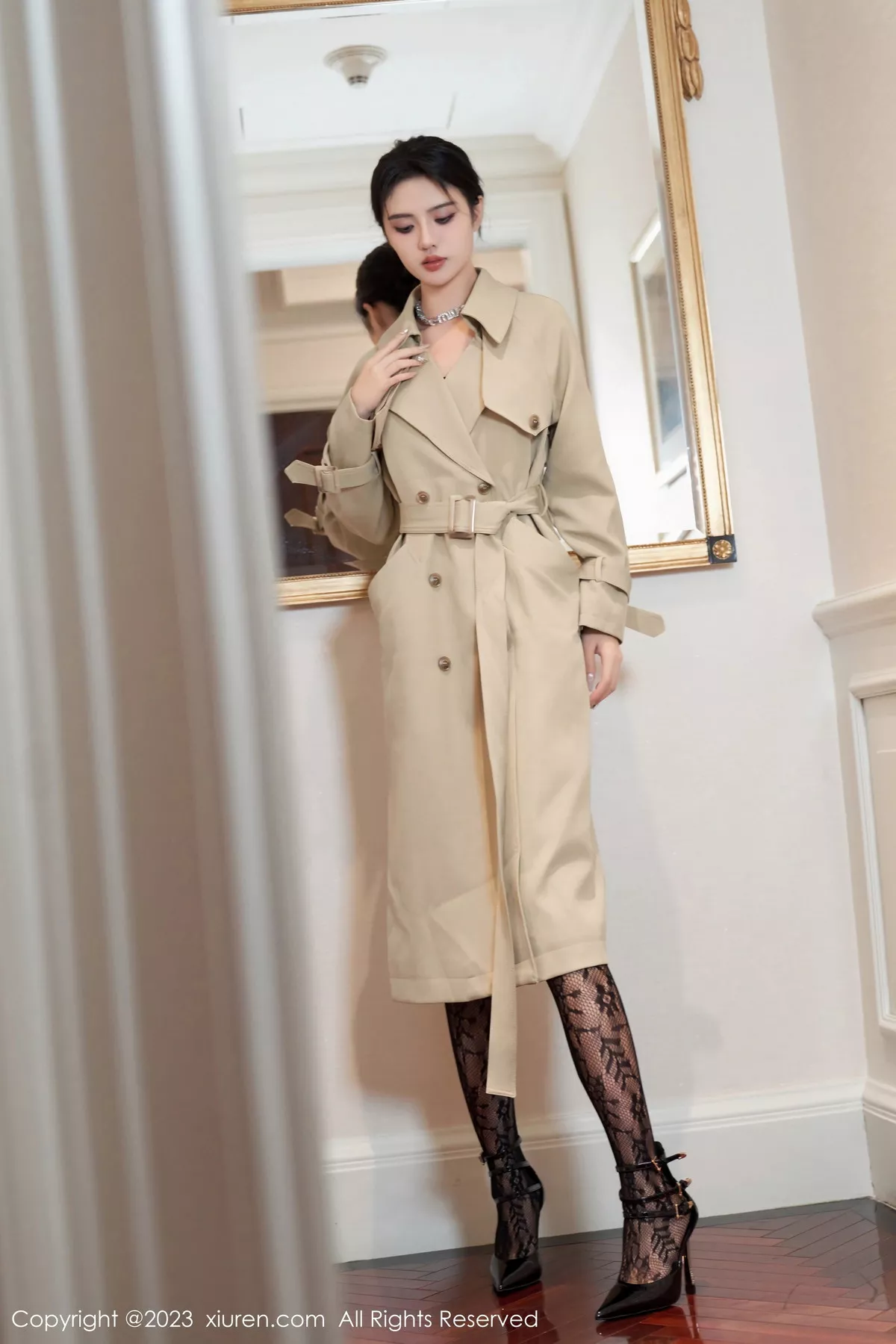 [[XiuRen秀人网]秀人网]No.7491_模特浅浅Danny性感黑色蕾丝情趣服饰配黑丝网袜撩人诱惑写真72P