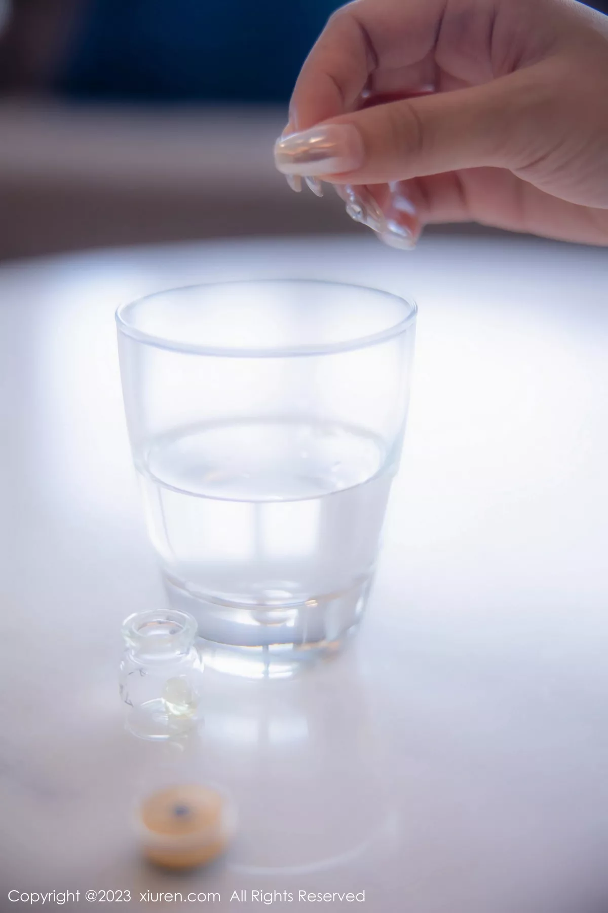 [[XiuRen秀人网]秀人网]No.7509_模特幼幼性感蓝白格子萝莉裙服饰多面视角秀完美身材诱惑写真110P