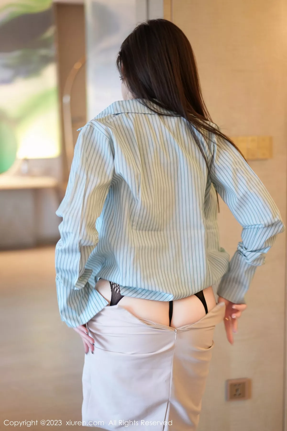 [[XiuRen秀人网]秀人网]No.7521_女神Carol周妍希黑色网格情趣服配黑丝网袜秀丰满身材诱惑写真60P