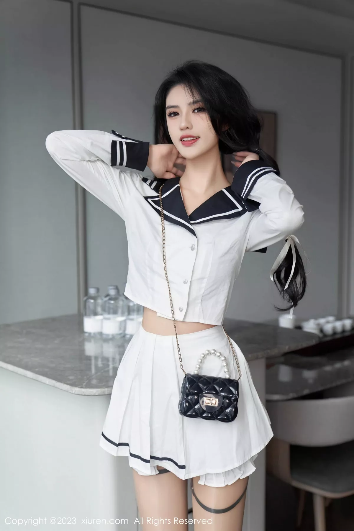 [[XiuRen秀人网]秀人网]No.7526_模特浅浅Danny性感紫色蕾丝内衣配原色丝袜秀曼妙身姿诱惑写真92P