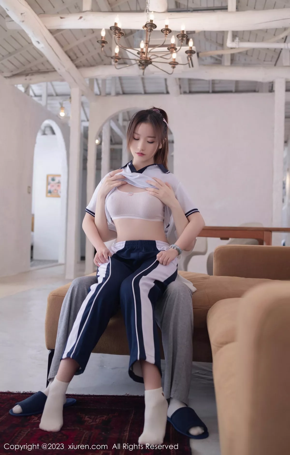 [[XiuRen秀人网]秀人网]No.7528_模特杏子Yada脱普蓝色学妹制服露白色内衣秀曼妙身姿诱惑写真89P