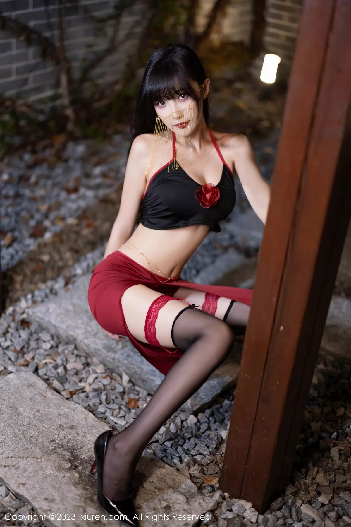 [[XiuRen秀人网]秀人网]No.7529_模特林星阑私房浴室性感黑色内衣配黑丝吊袜秀曼妙身姿诱惑写真82P