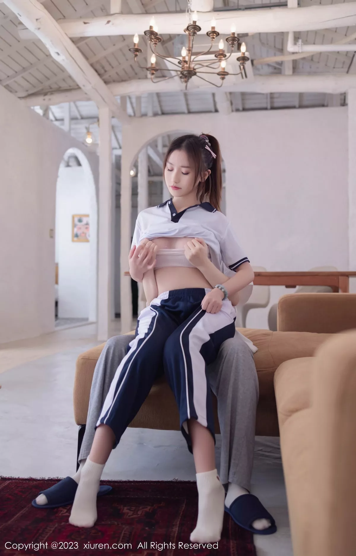 [[XiuRen秀人网]秀人网]No.7528_模特杏子Yada脱普蓝色学妹制服露白色内衣秀曼妙身姿诱惑写真89P