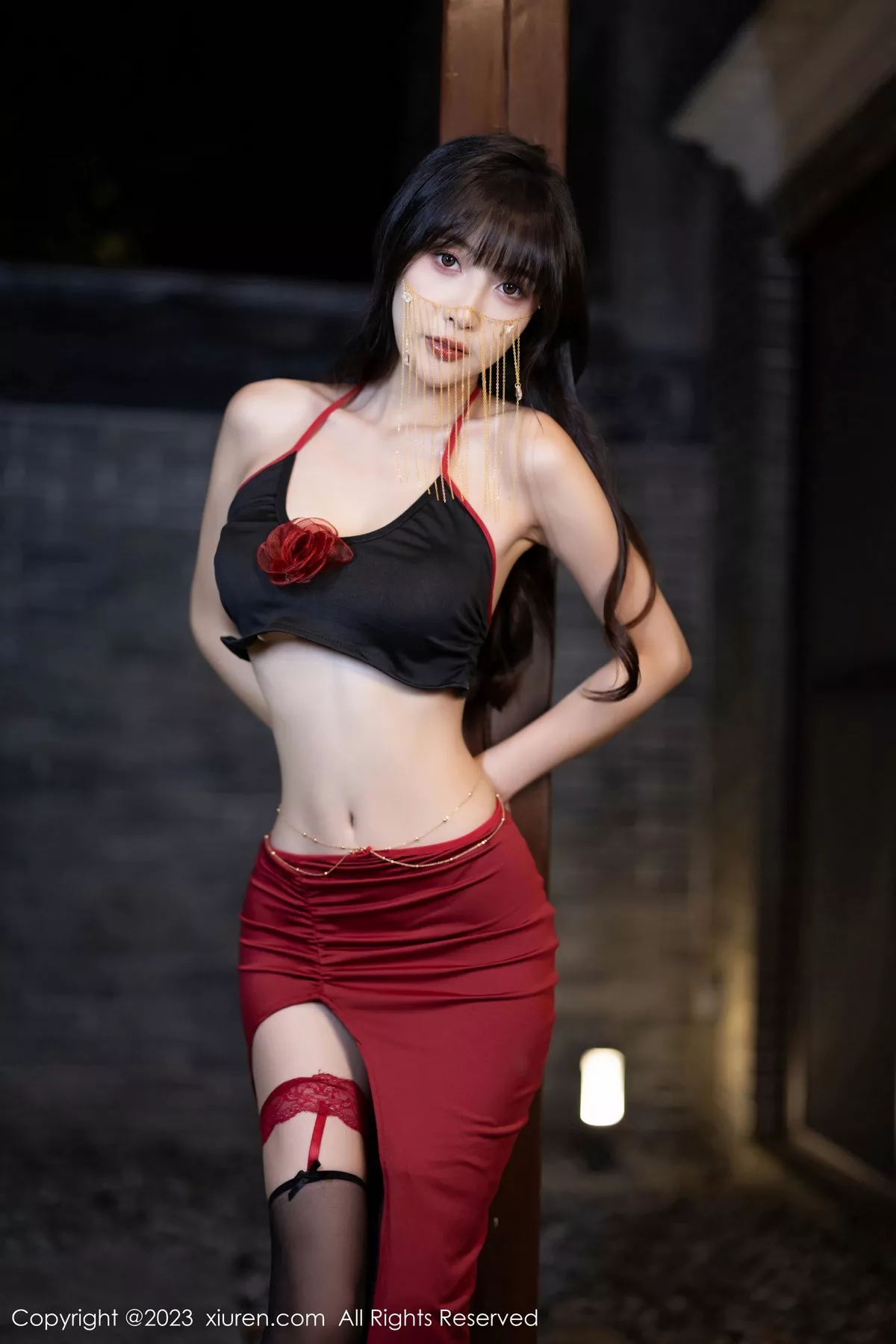 [[XiuRen秀人网]秀人网]No.7529_模特林星阑私房浴室性感黑色内衣配黑丝吊袜秀曼妙身姿诱惑写真82P