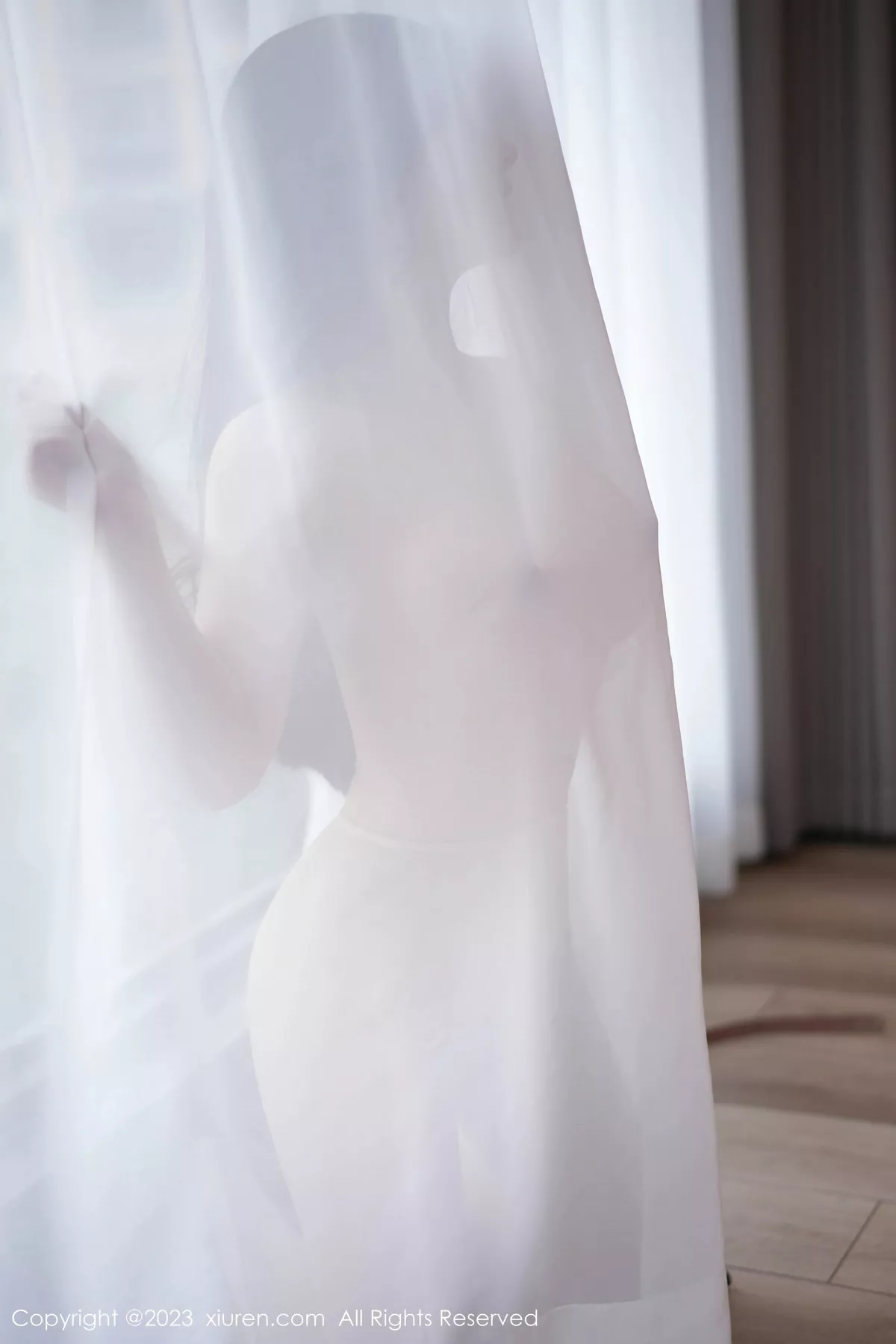 [[XiuRen秀人网]秀人网]No.7572_模特谭小灵性感杏色连衣短裙配超薄无内肉丝秀惹火身材诱惑写真81P