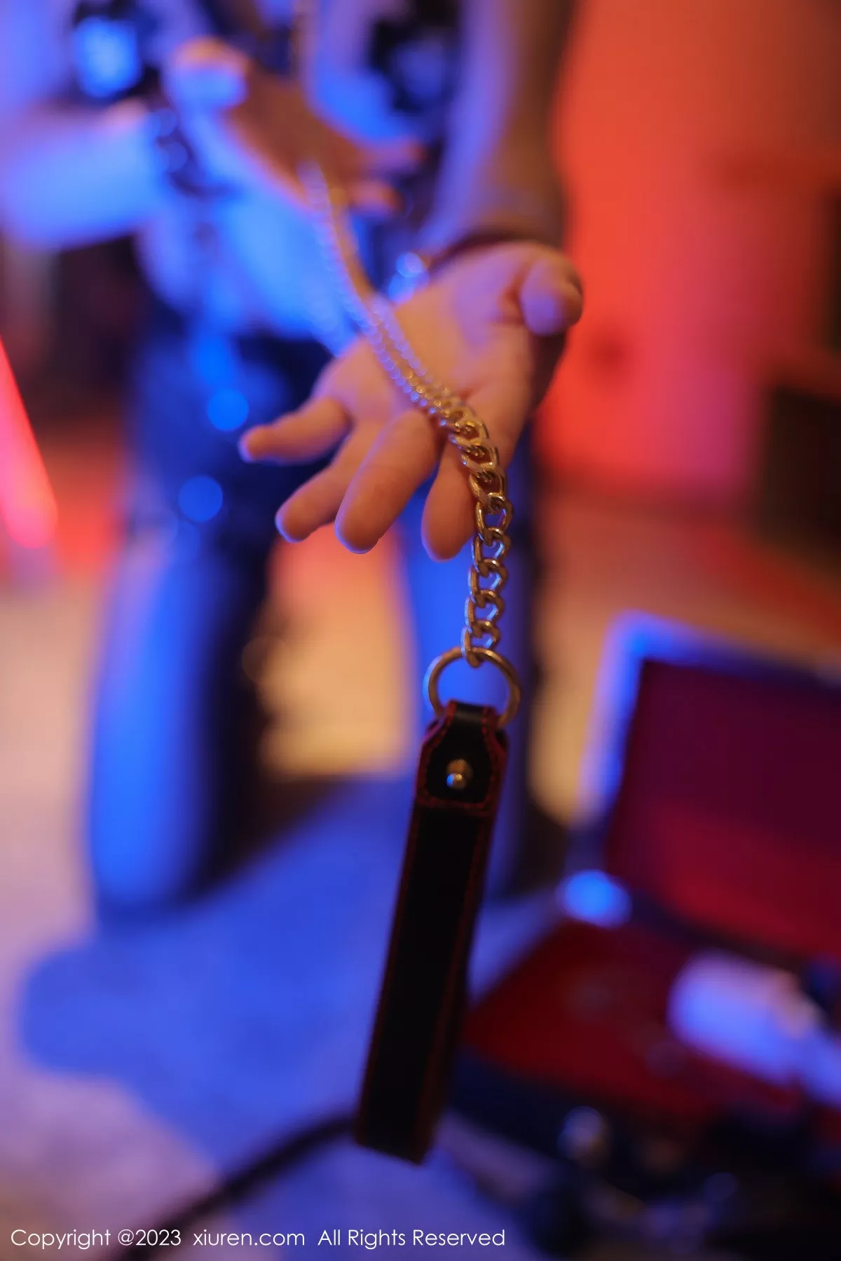 [[XiuRen秀人网]秀人网]No.7583_模特唐宁宁性感黑色SM情趣服饰配超薄黑丝露豪乳遮点诱惑写真81P