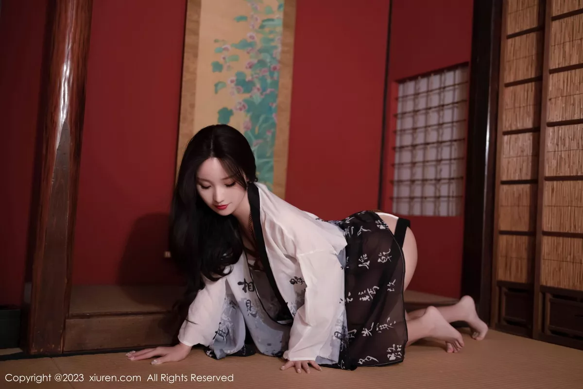 [[XiuRen秀人网]秀人网]No.7561_模特杏子Yada捆绑主题性感白渐黑日式服饰秀曼妙身姿诱惑写真80P