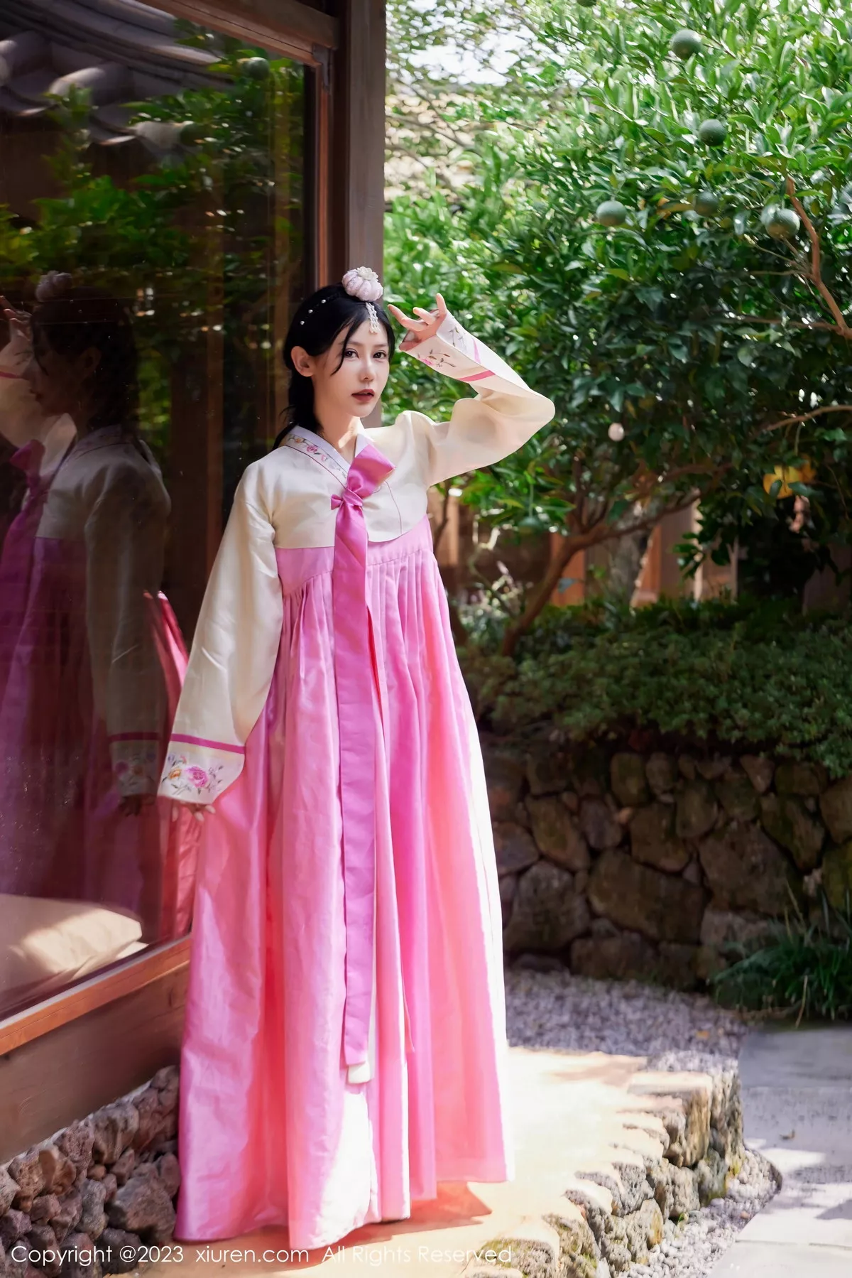 [[XiuRen秀人网]秀人网]No.7564_模特尹甜甜性感艳红大长今服饰露轻透连体衣秀完美身材诱惑写真69P