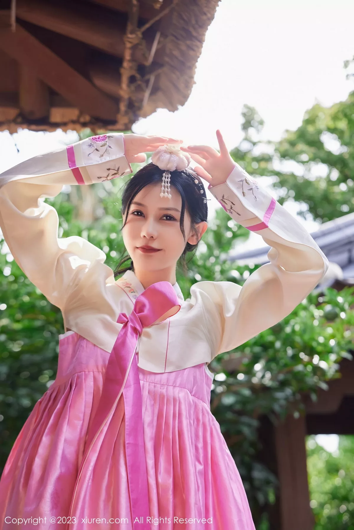 [[XiuRen秀人网]秀人网]No.7564_模特尹甜甜性感艳红大长今服饰露轻透连体衣秀完美身材诱惑写真69P