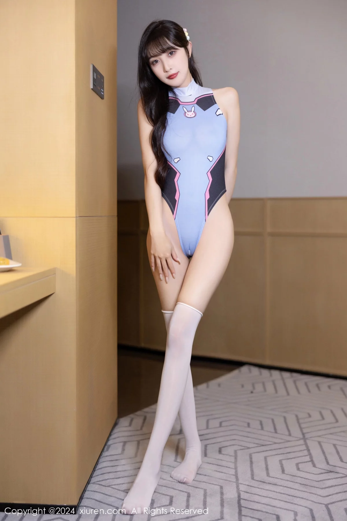[[XiuRen秀人网]秀人网]No.7940_模特林星阑私房性感蓝色死库水配白丝袜秀苗条曼妙身姿诱惑写真83P