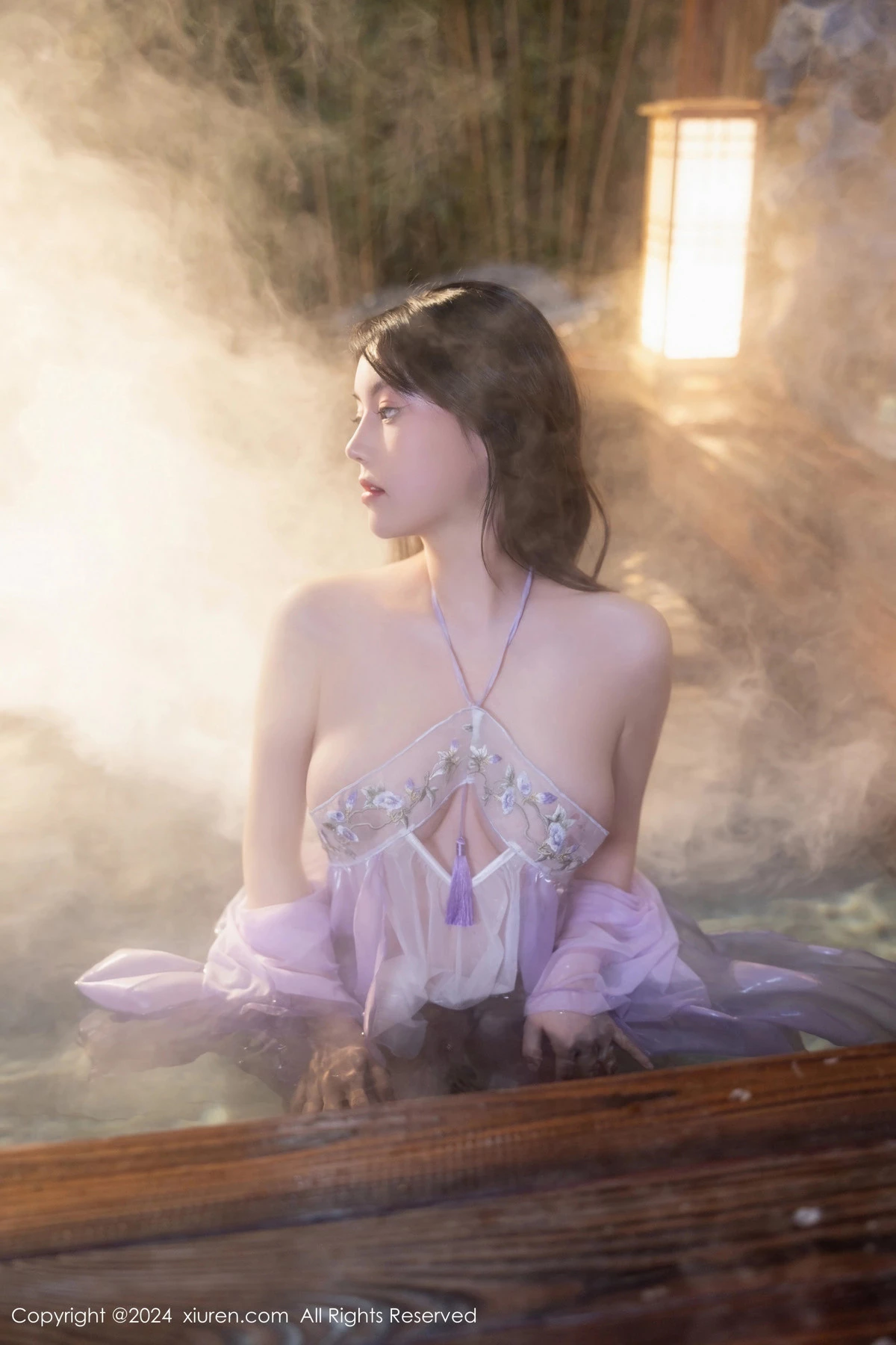 [[XiuRen秀人网]秀人网]No.8059_模特豆瓣酱性感轻透紫色古装服饰透视秀惹火身材极致诱惑写真80P