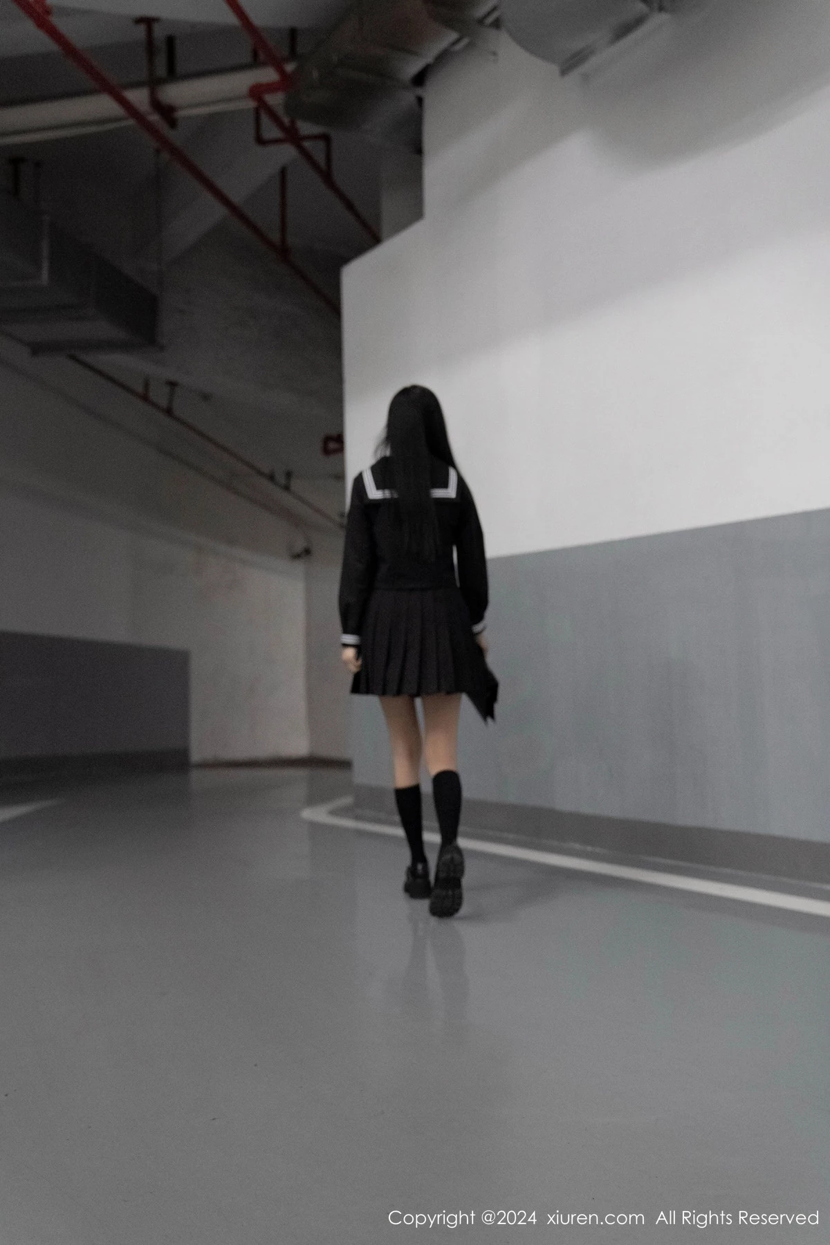 [[XiuRen秀人网]秀人网]No.8080_女神杨晨晨Yome性感黑色制服露黄色内衣秀丰腴身材完美诱惑写真90P