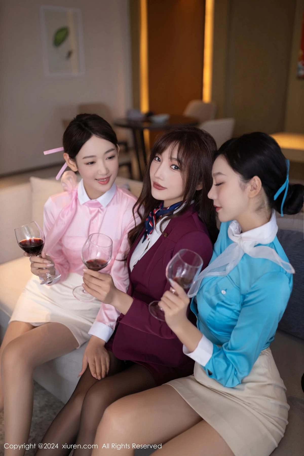 [[XiuRen秀人网]秀人网]No.8088_模特合集陆萱萱＆安然anran＆唐安琪性感姐妹花新春主题写真80P