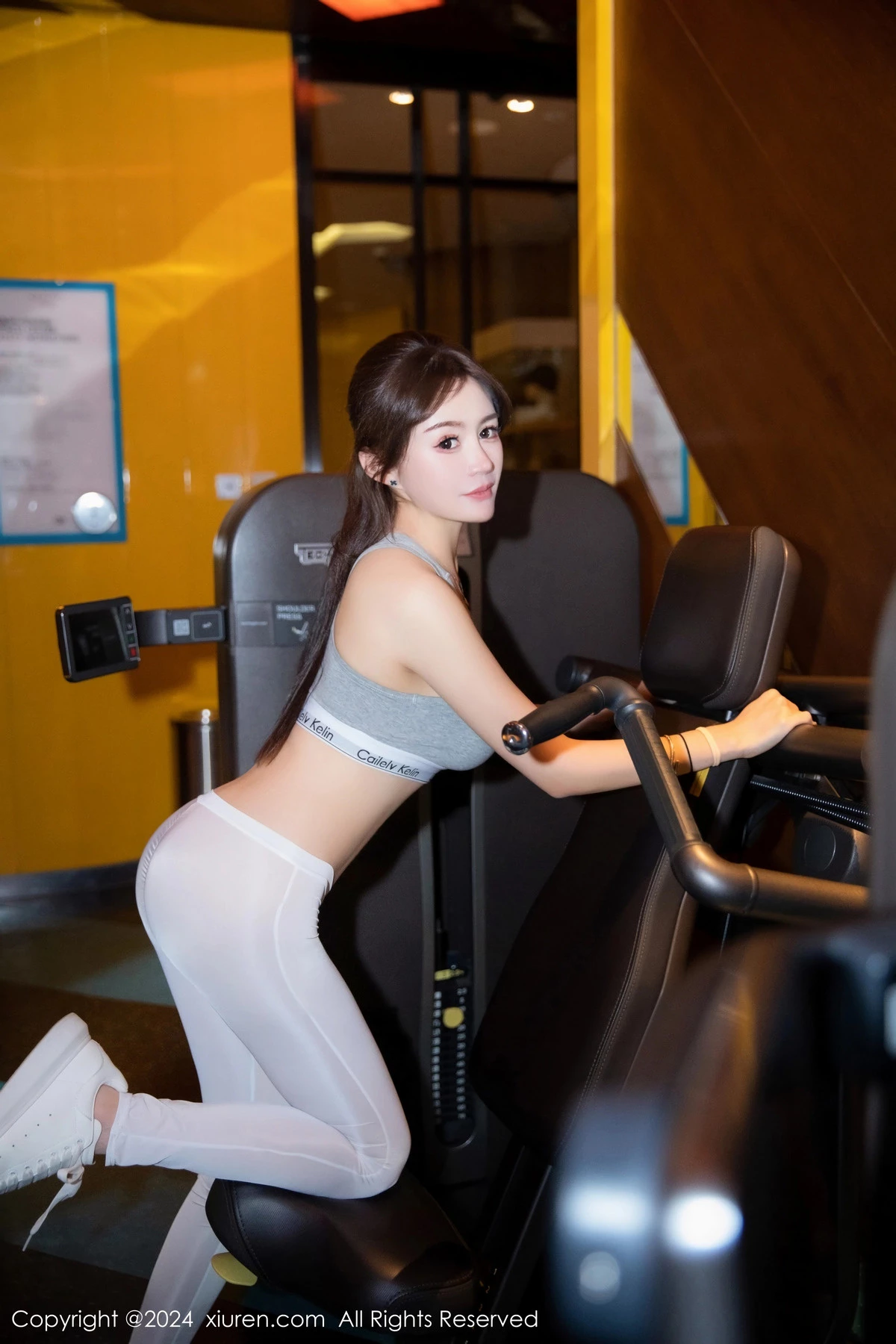 [[XiuRen秀人网]秀人网]No.8140_模特林幼一健身场所性感紧身运动服饰秀完美身材迷人诱惑写真77P