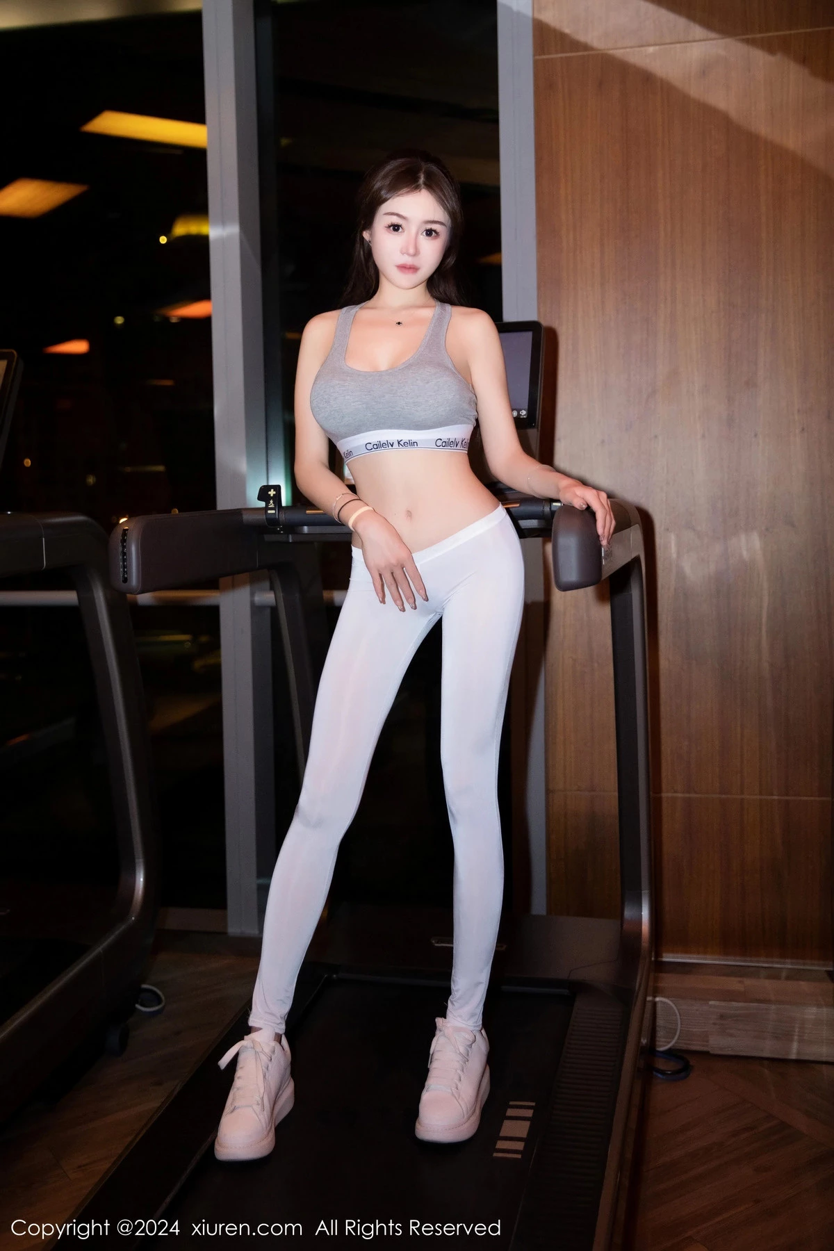 [[XiuRen秀人网]秀人网]No.8140_模特林幼一健身场所性感紧身运动服饰秀完美身材迷人诱惑写真77P