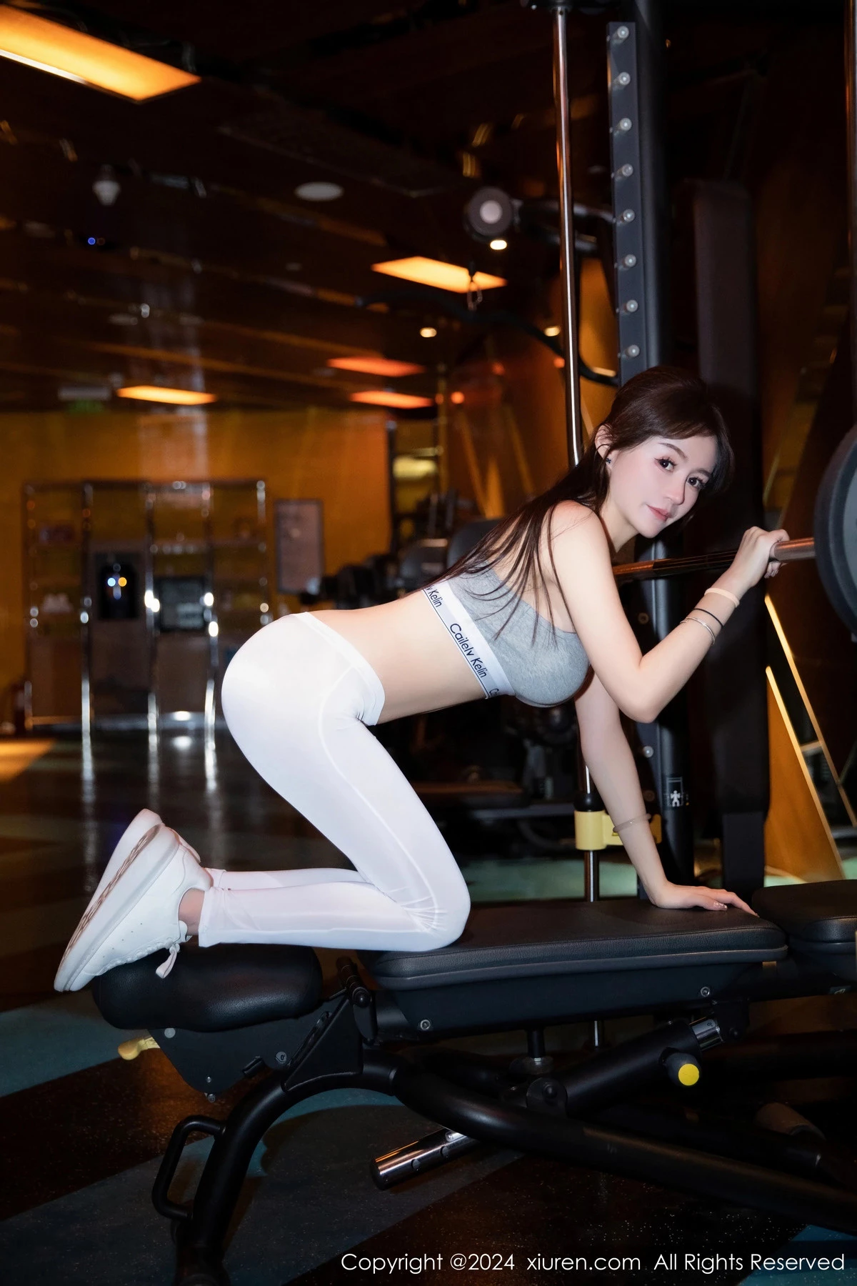 [[XiuRen秀人网]秀人网]No.8140_模特林幼一健身场所性感紧身运动服饰秀完美身材迷人诱惑写真77P