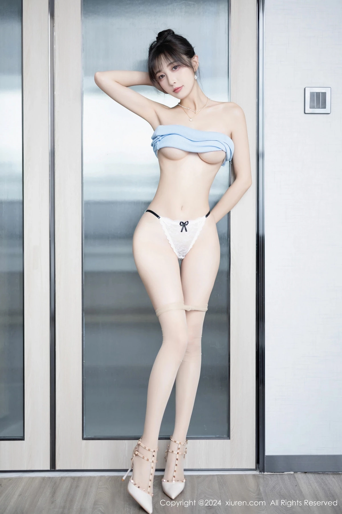 [[XiuRen秀人网]秀人网]No.8165_模特林星阑情趣修女服+蓝色服饰配超薄白丝秀曼妙身姿诱惑写真84P