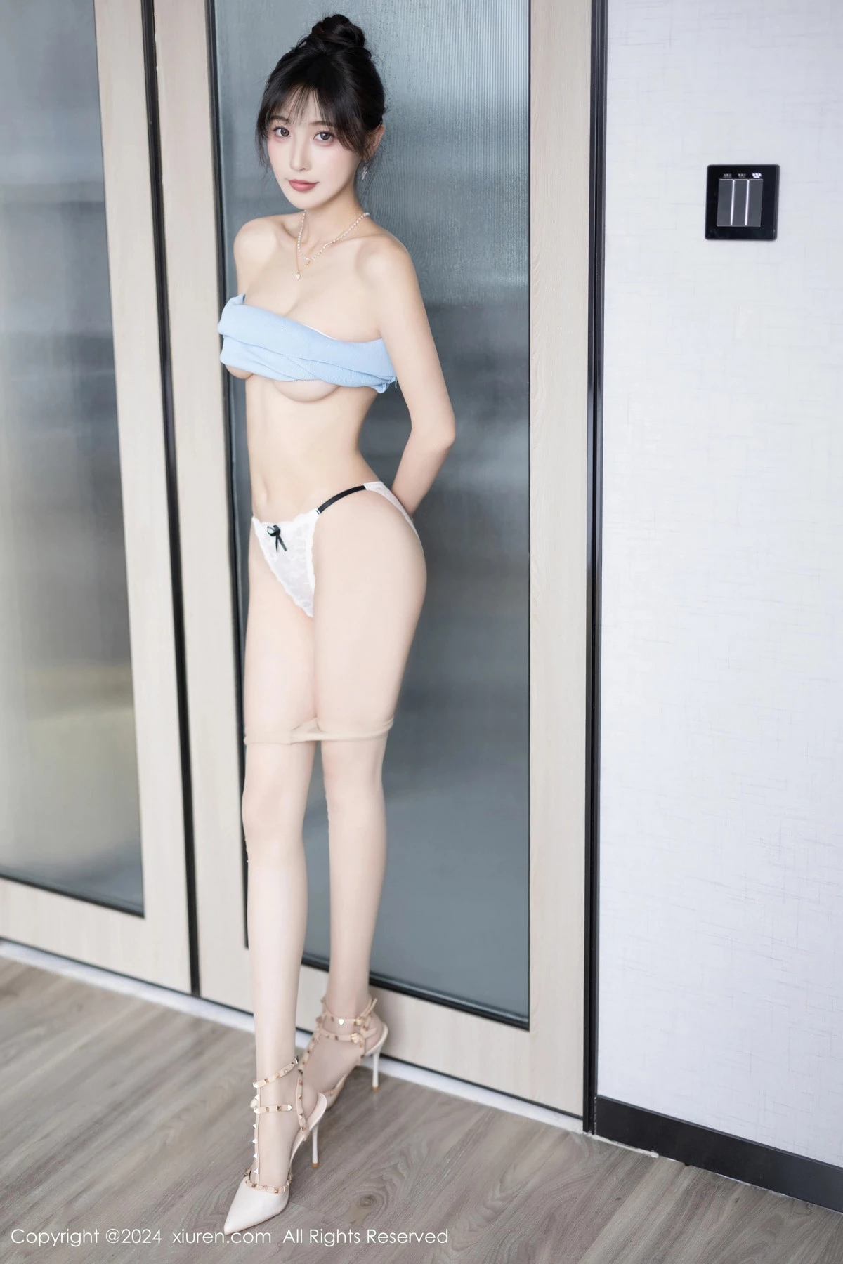 [[XiuRen秀人网]秀人网]No.8165_模特林星阑情趣修女服+蓝色服饰配超薄白丝秀曼妙身姿诱惑写真84P