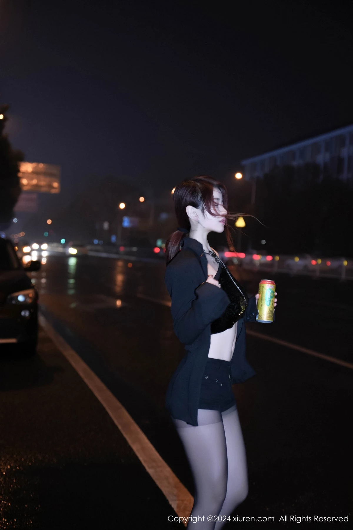 [[XiuRen秀人网]秀人网]No.8199_模特美七Mia性感黑色内衣服饰配超薄黑丝秀丰腴身材惹火诱惑写真69P