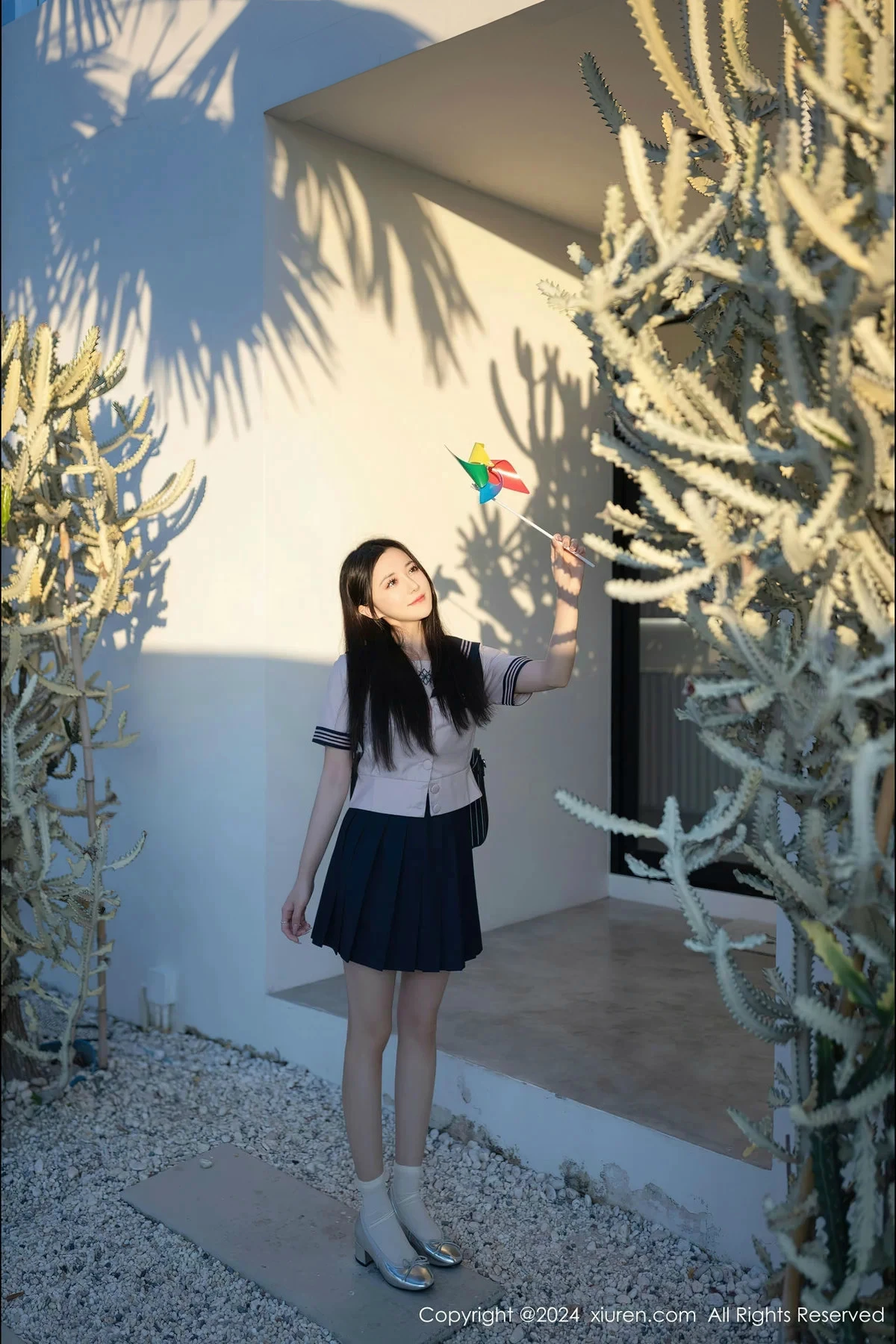 [[XiuRen秀人网]秀人网]No.8244_模特鱼子酱Fish性感JK制服配情趣内衣秀曼妙身姿迷人诱惑写真80P