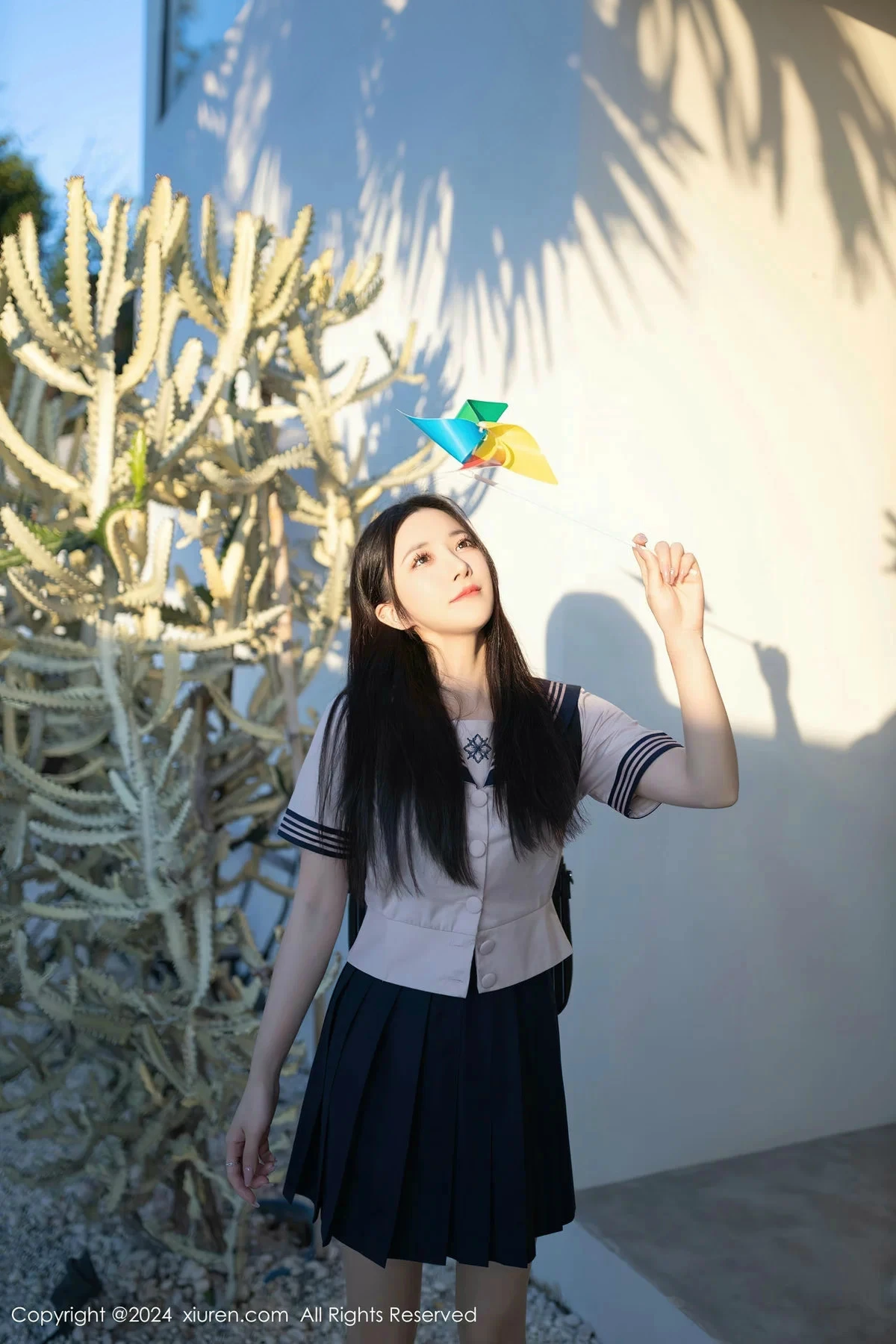 [[XiuRen秀人网]秀人网]No.8244_模特鱼子酱Fish性感JK制服配情趣内衣秀曼妙身姿迷人诱惑写真80P