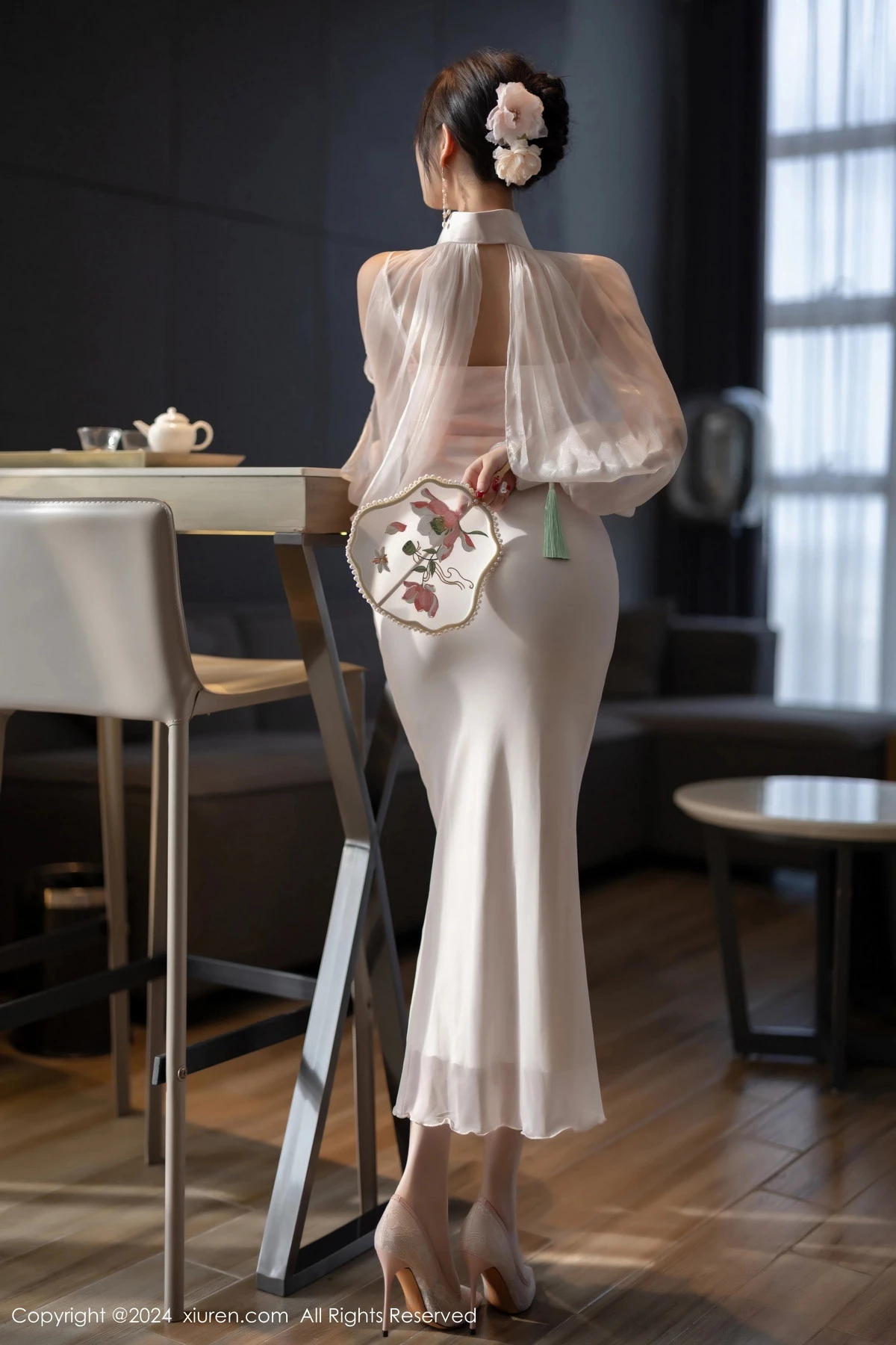 [[XiuRen秀人网]秀人网]No.8294_女神杨晨晨Yome浅粉色情趣内衣配浅粉丝袜秀完美身材诱惑写真80P