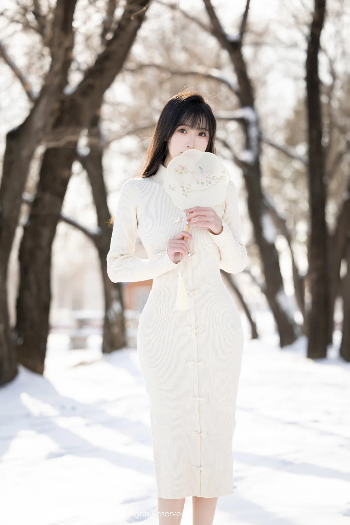 [[XiuRen秀人网]秀人网]No.8307_模特林星阑性感白色连衣长裙露白色吊带内衣秀曼妙身姿诱惑写真82P