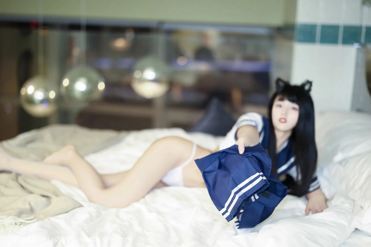 [YouMi尤蜜荟]Vol.1048_模特赵可欣baby性感超短JK制服配白色丝袜秀曼妙身姿完美写真51P