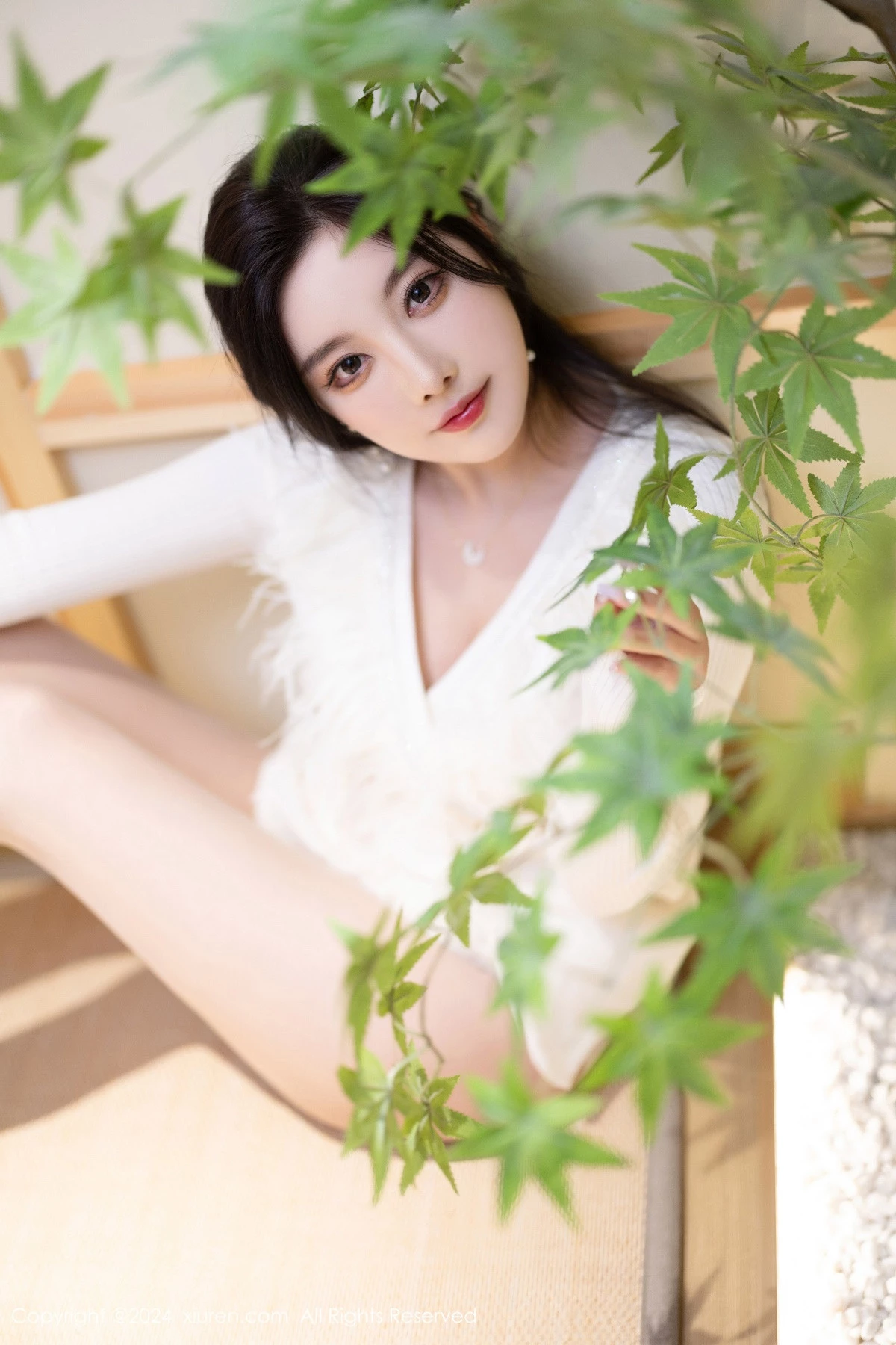 [[XiuRen秀人网]秀人网]No.8363_女神杨晨晨Yome白色连衣长裙+白色情趣薄纱秀丰腴身材诱惑写真82P