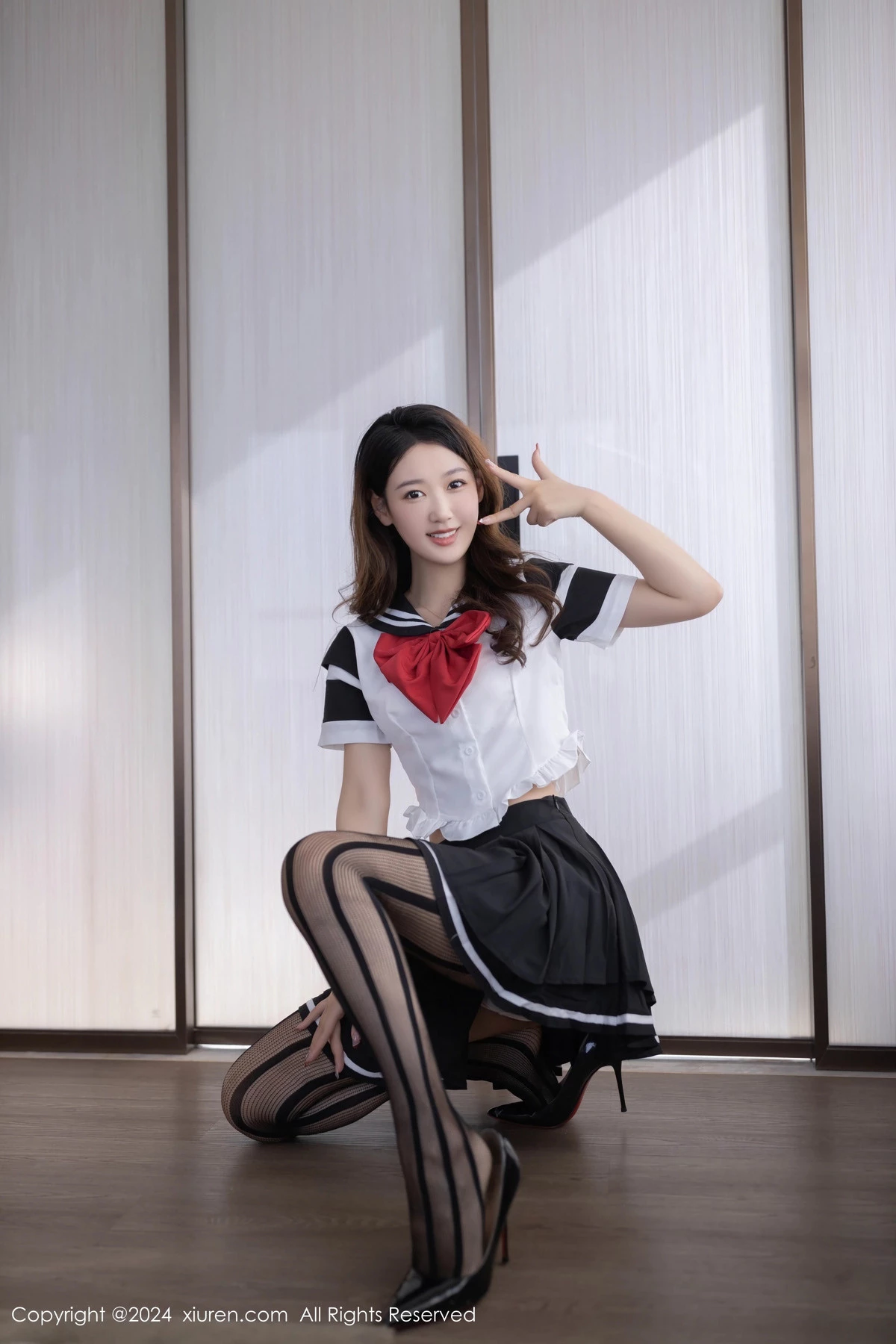 [[XiuRen秀人网]秀人网]No.8287_模特唐安琪私房性感白色内衣配黑丝吊袜秀曼妙身姿惹火诱惑写真80P