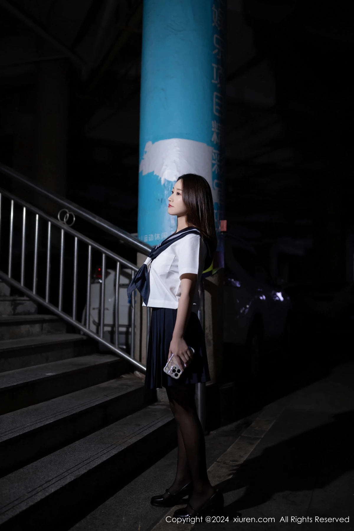 [[XiuRen秀人网]秀人网]No.8443_模特杏子Yada天台捆绑主题性感白色制服秀曼妙身姿迷人写真78P