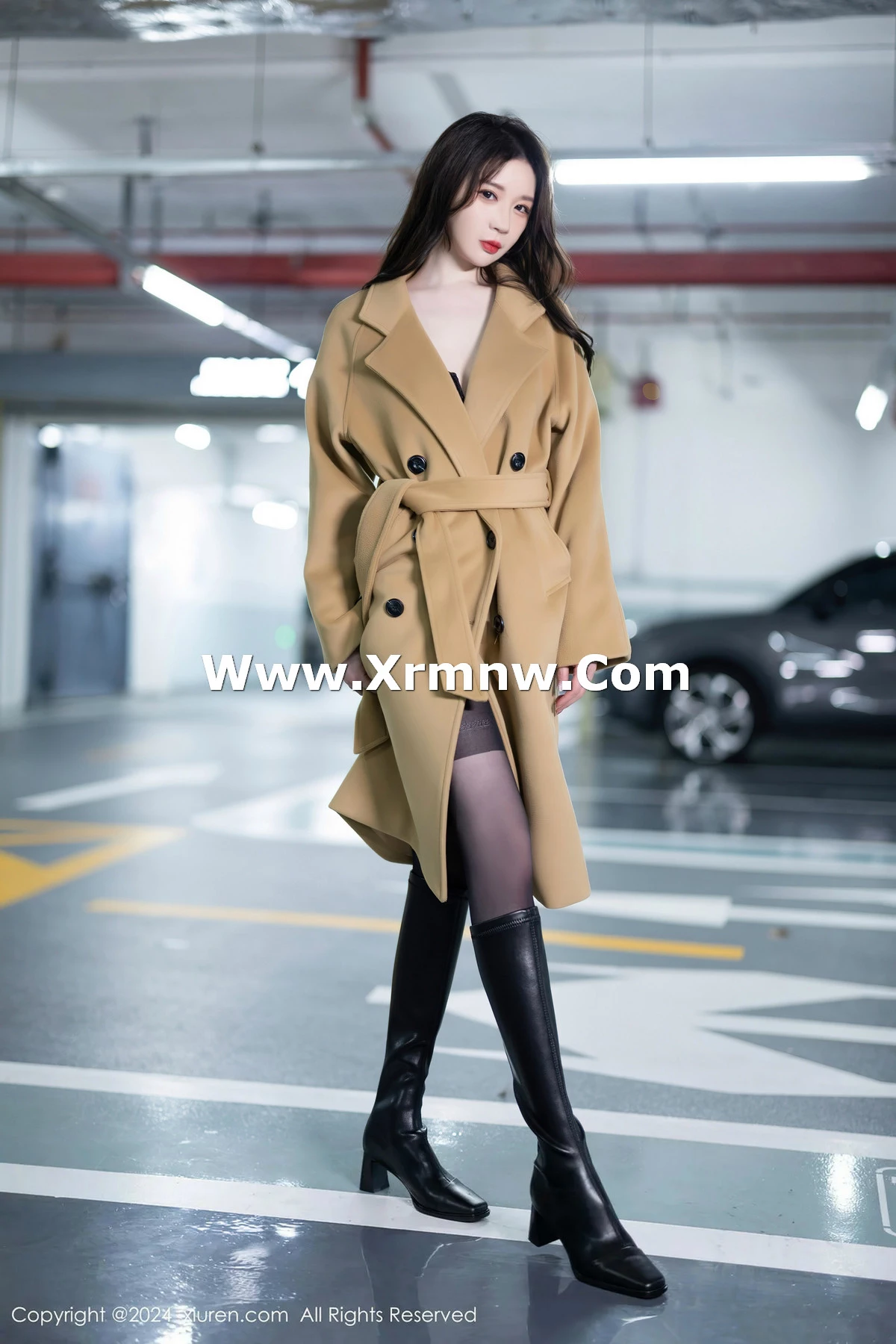 [[XiuRen秀人网]秀人网]No.8414_模特梦心玥私房性感黑色内衣配黑丝吊袜秀高挑曼妙身姿诱惑写真80P