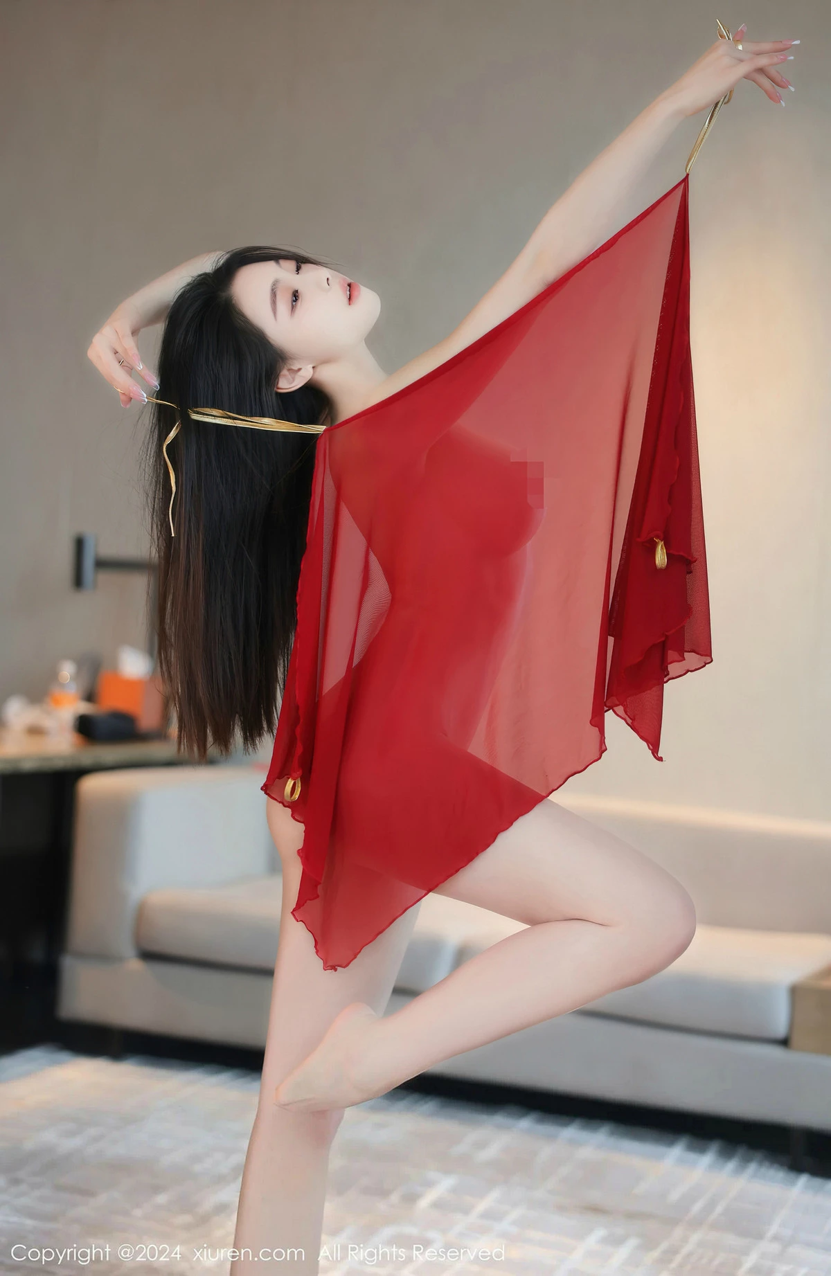 [[XiuRen秀人网]秀人网]No.8420_模特清妙异域舞娘装扮性感红色舞裙秀曼妙身姿修长美腿迷人写真93P