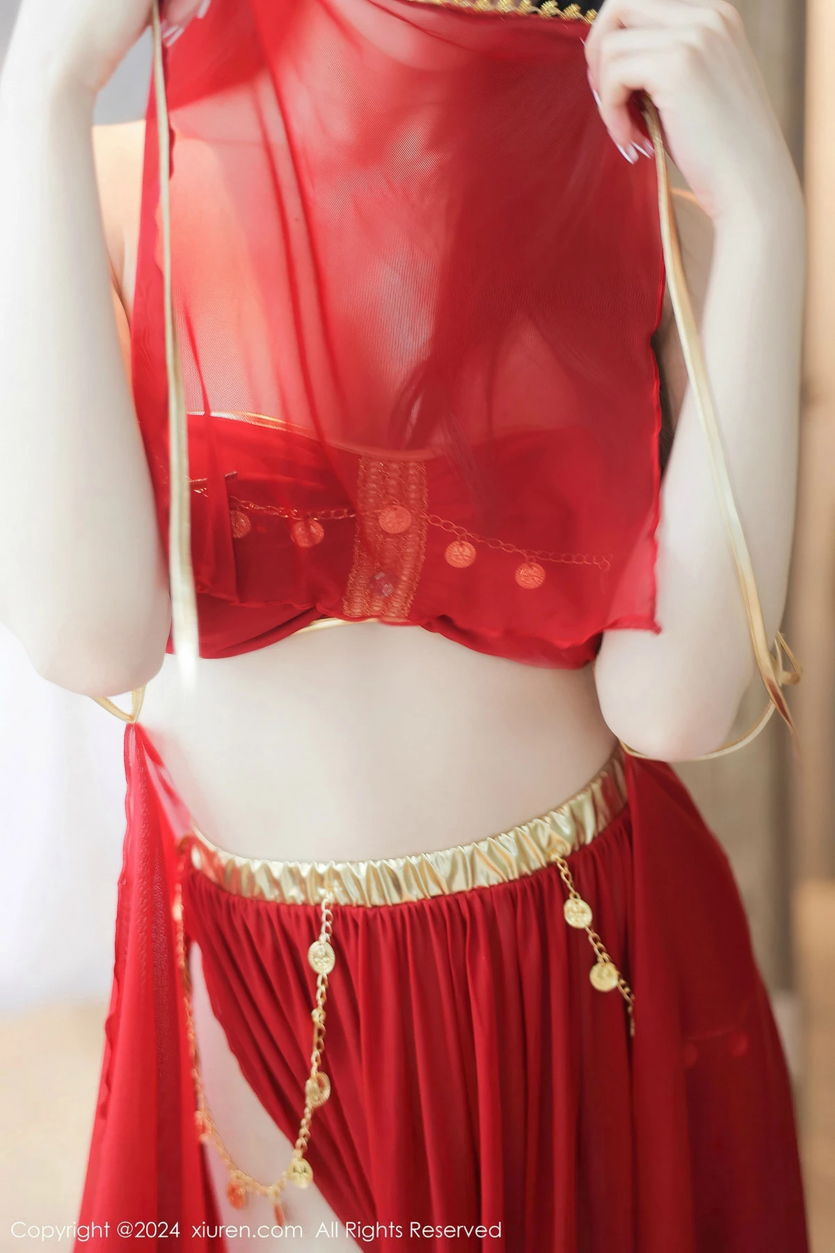 [[XiuRen秀人网]秀人网]No.8420_模特清妙异域舞娘装扮性感红色舞裙秀曼妙身姿修长美腿迷人写真93P