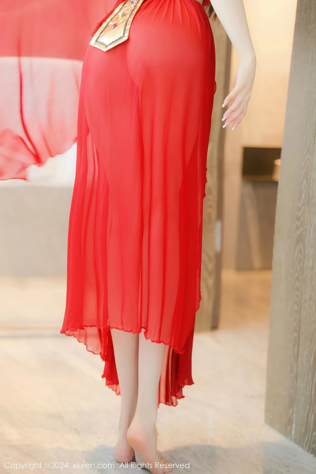 [[XiuRen秀人网]秀人网]No.8420_模特清妙异域舞娘装扮性感红色舞裙秀曼妙身姿修长美腿迷人写真93P