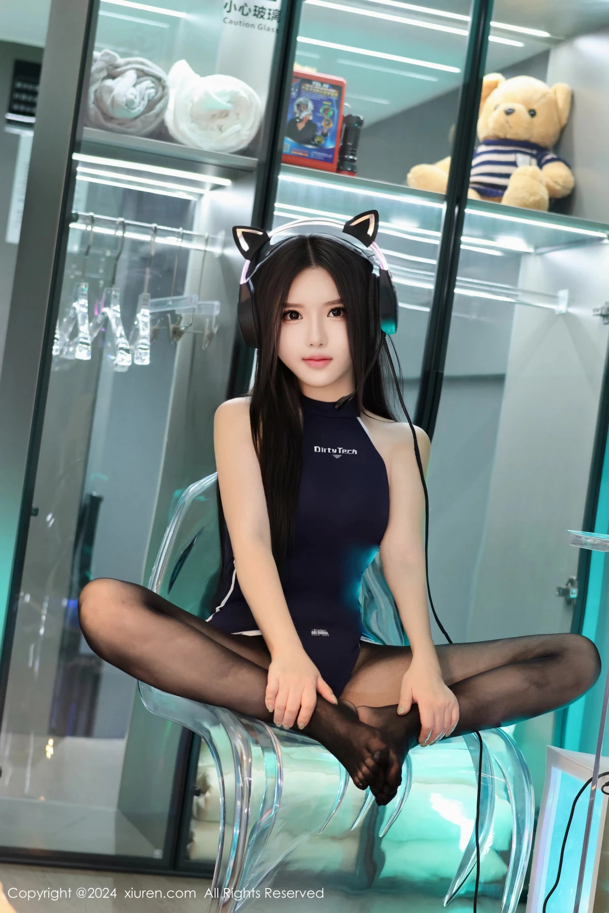 [[XiuRen秀人网]秀人网]No.8432_模特小薯条nienie性感蓝色连体衣配超薄黑丝秀曼妙身姿诱惑写真84P