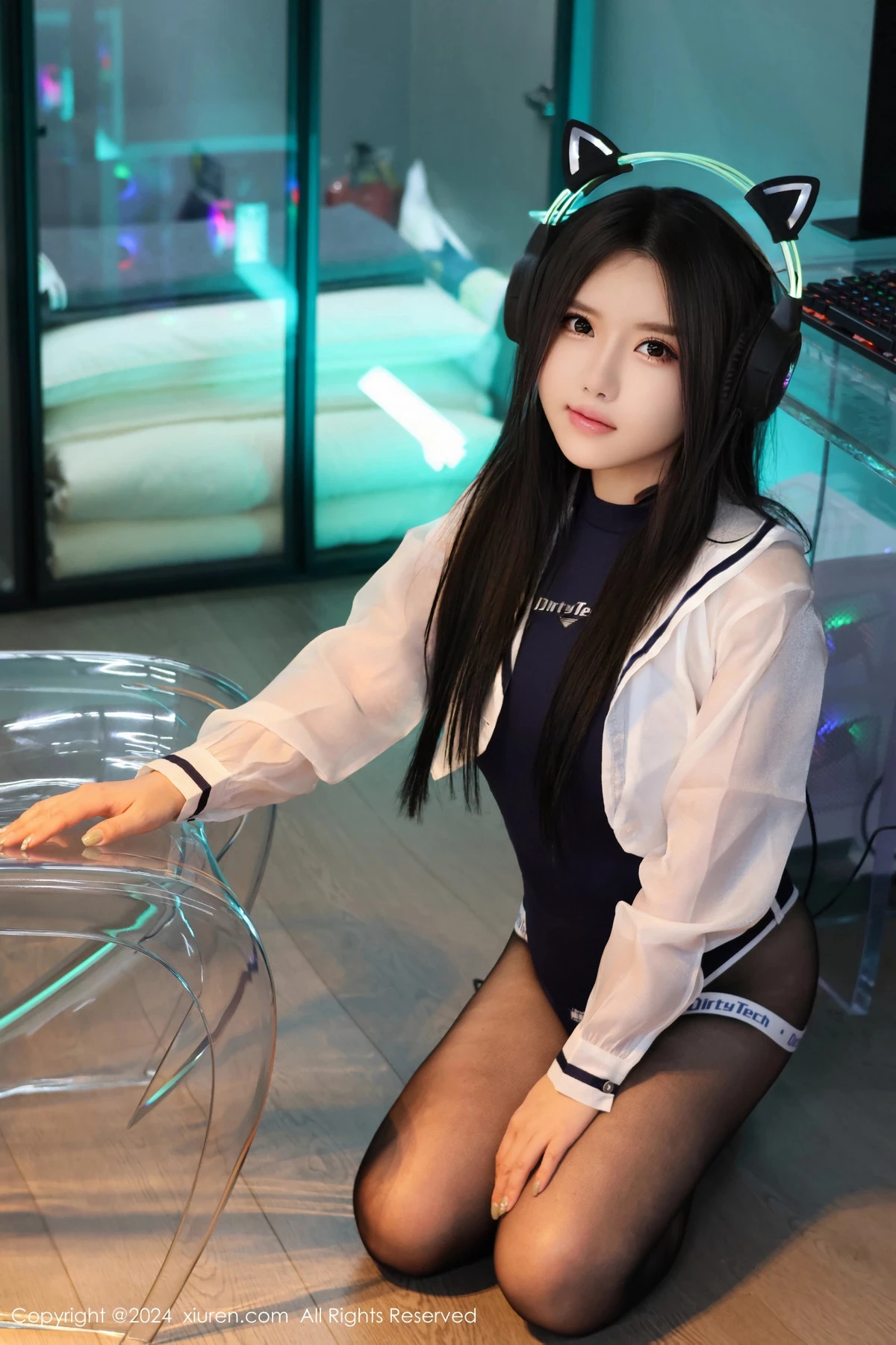 [[XiuRen秀人网]秀人网]No.8432_模特小薯条nienie性感蓝色连体衣配超薄黑丝秀曼妙身姿诱惑写真84P