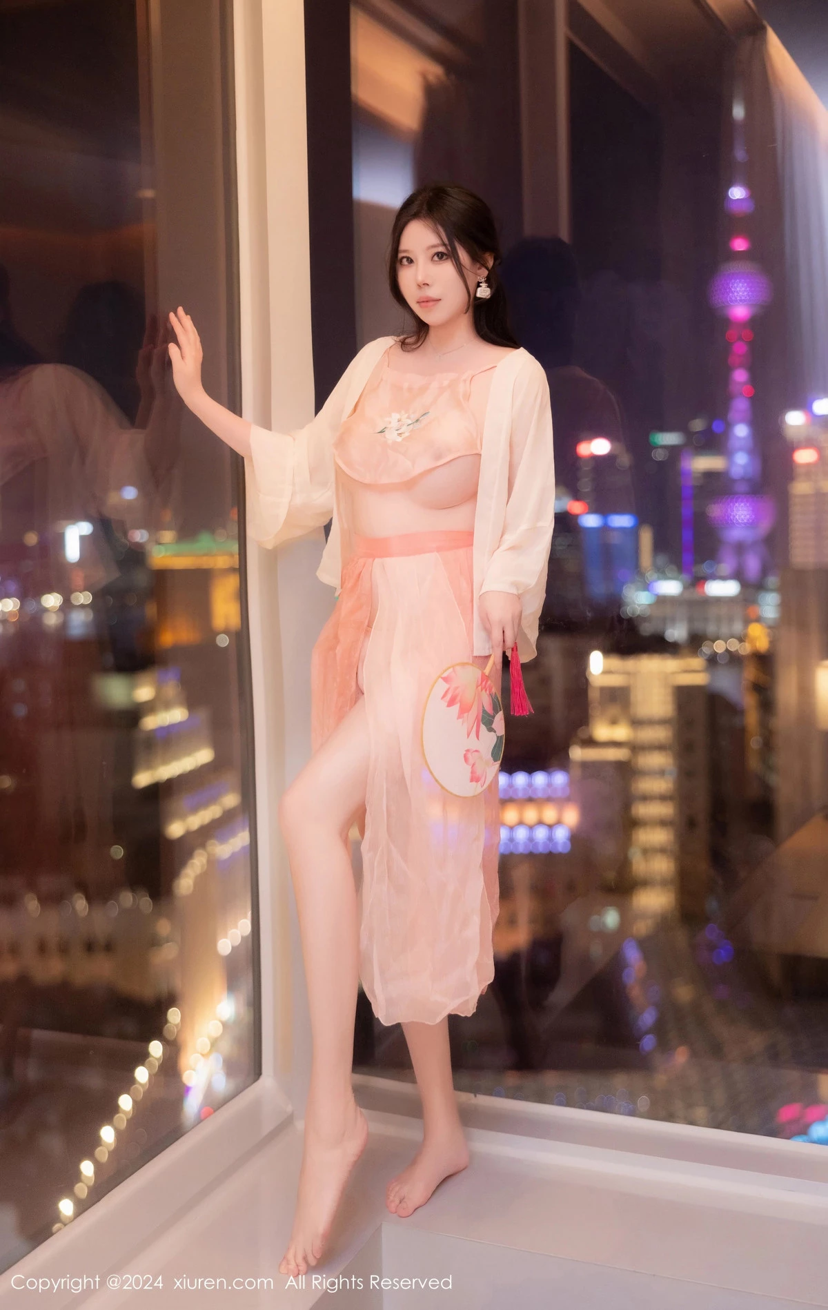 [[XiuRen秀人网]秀人网]No.8503_模特白茹雪私房性感粉色薄纱古装服饰秀丰腴身材撩人诱惑写真73P