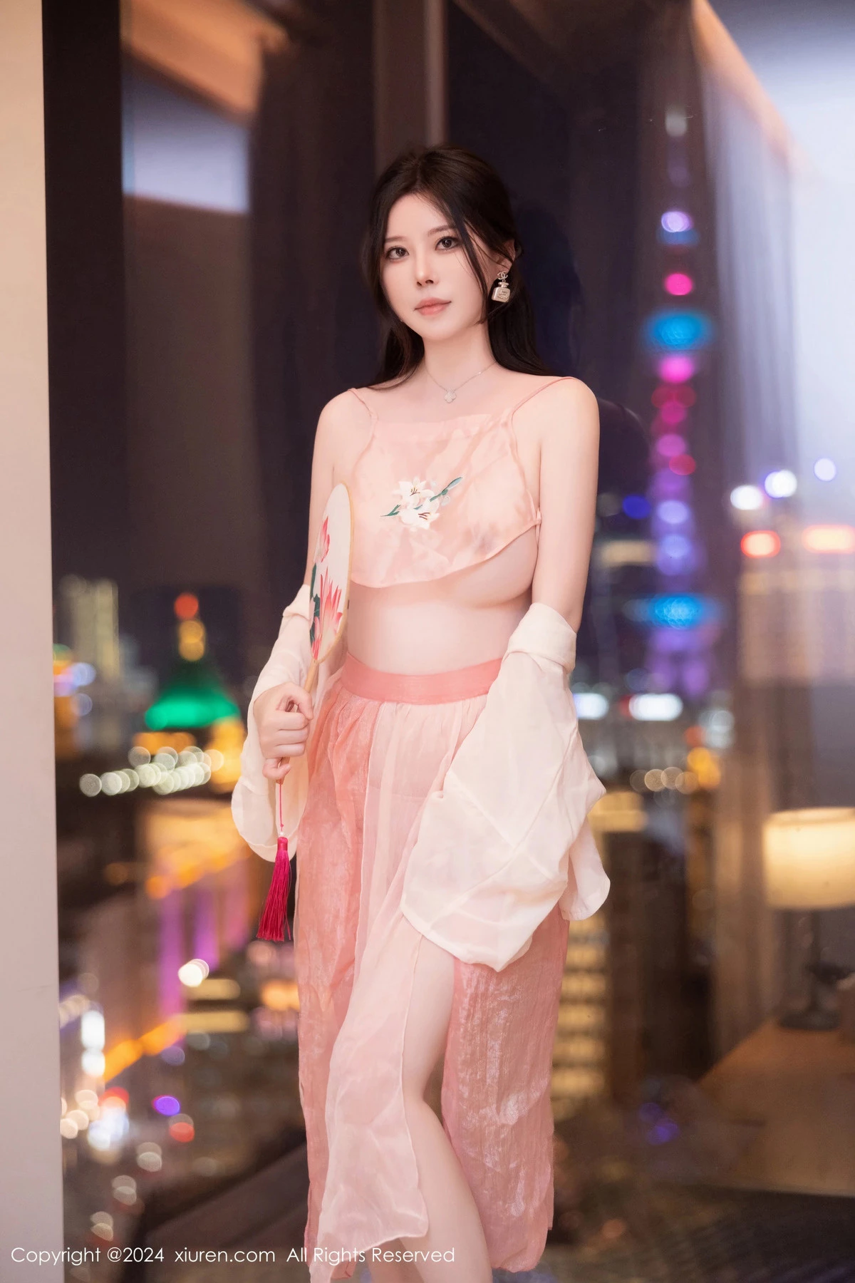 [[XiuRen秀人网]秀人网]No.8503_模特白茹雪私房性感粉色薄纱古装服饰秀丰腴身材撩人诱惑写真73P