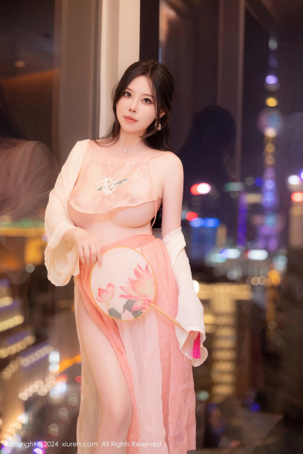 [[XiuRen秀人网]秀人网]No.8503_模特白茹雪私房性感粉色薄纱古装服饰秀丰腴身材撩人诱惑写真73P