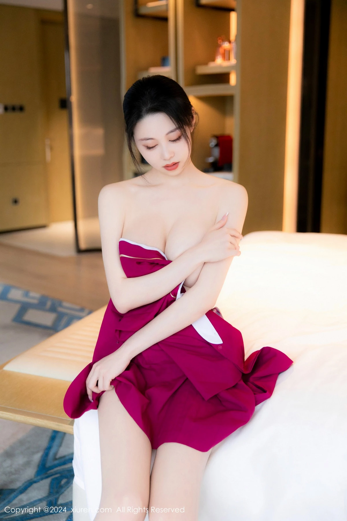 [[XiuRen秀人网]秀人网]No.8563_模特清妙性感空姐制服配超薄无内肉丝秀完美身材迷人美腿写真89P