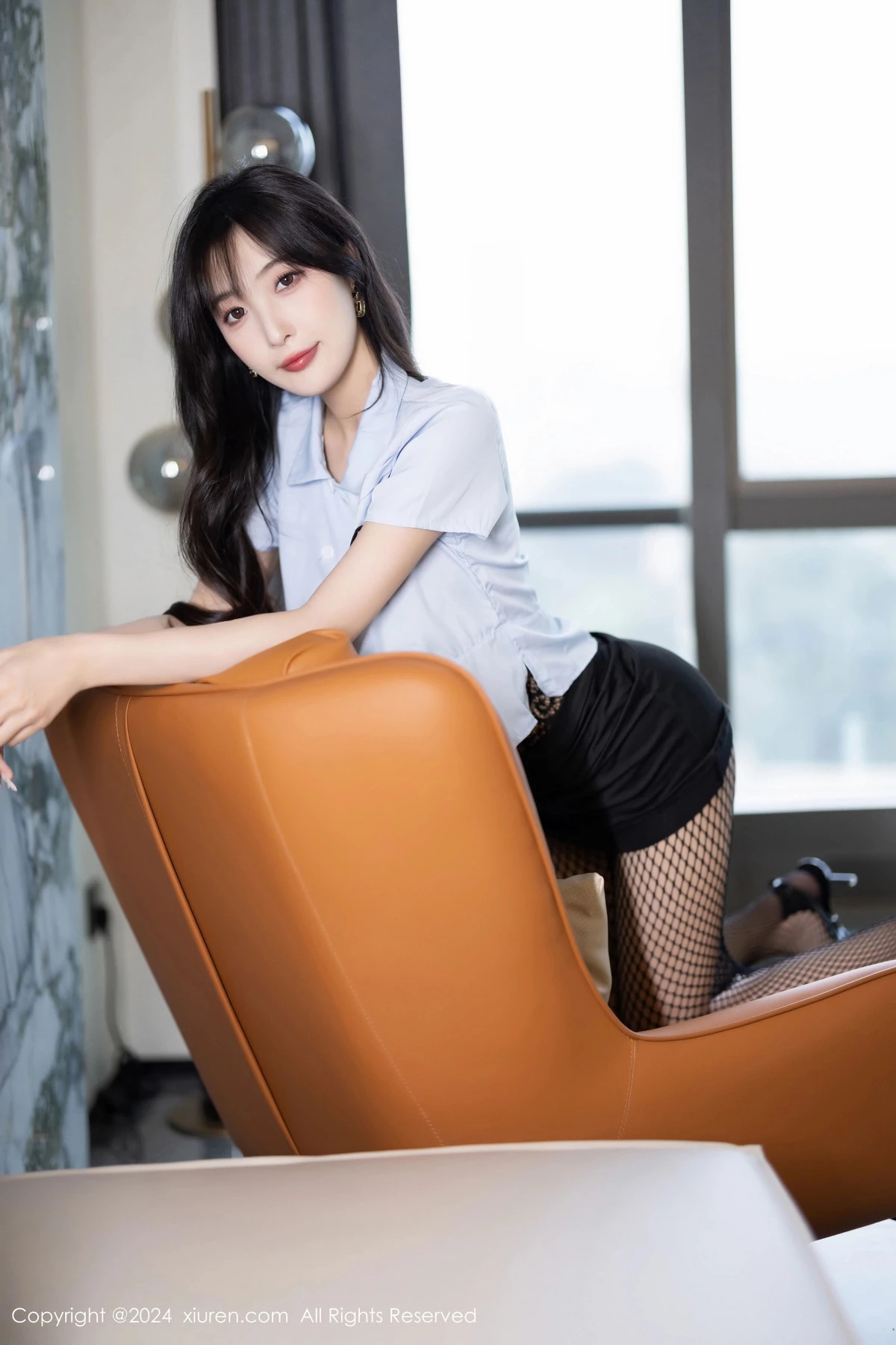 [[XiuRen秀人网]秀人网]No.8650_模特林星阑空姐制服露黑色网纱轻透连体衣秀曼妙身姿诱惑写真88P