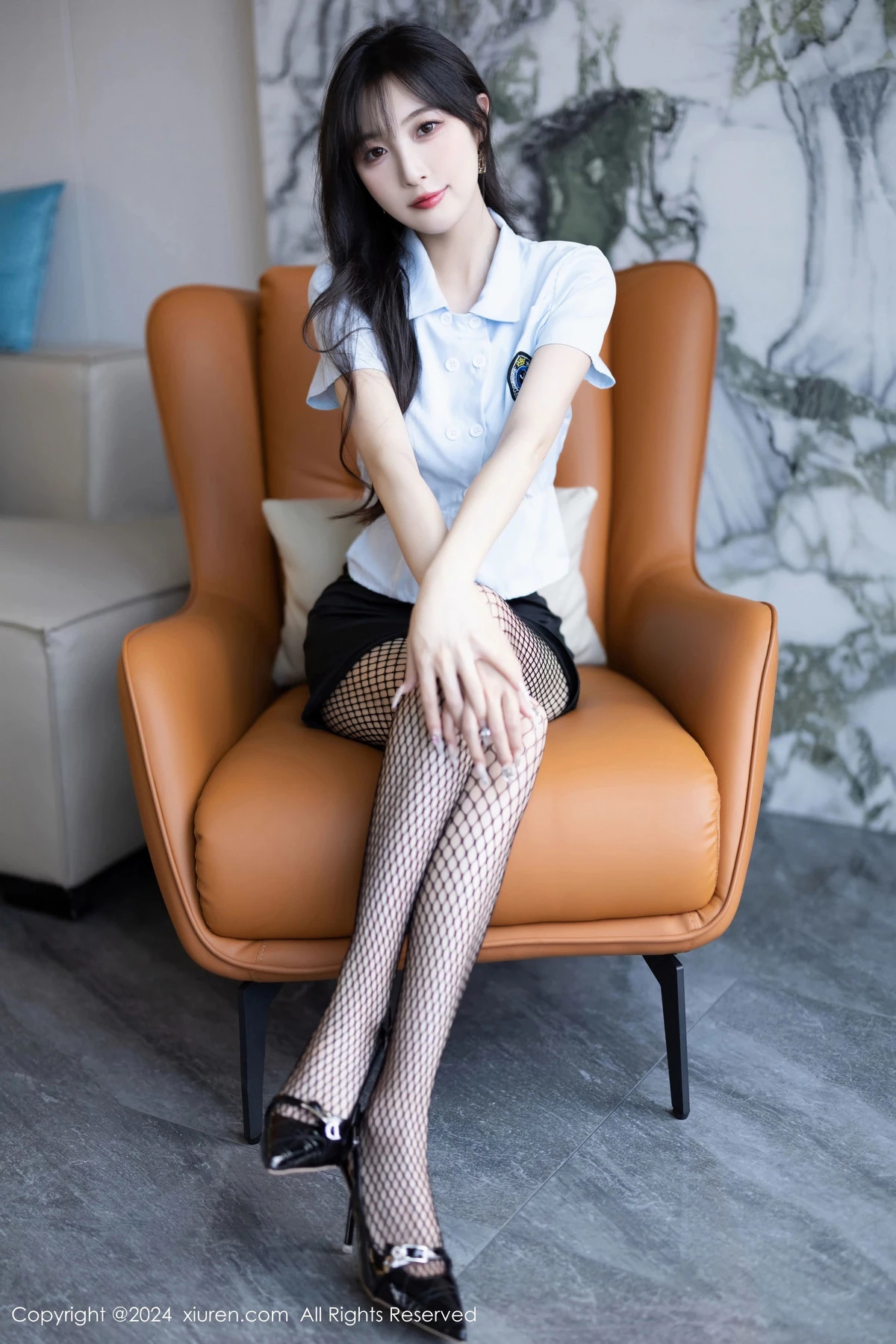 [[XiuRen秀人网]秀人网]No.8650_模特林星阑空姐制服露黑色网纱轻透连体衣秀曼妙身姿诱惑写真88P