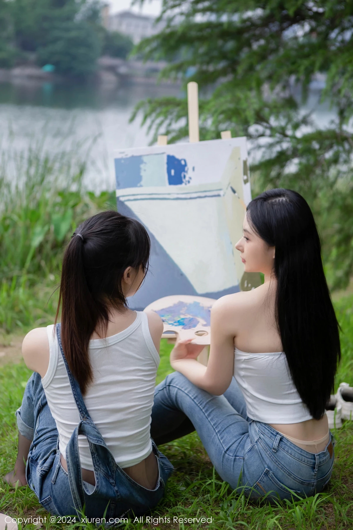 [[XiuRen秀人网]秀人网]No.8638_模特合集豆瓣酱户外性感白T配牛仔裤露超薄丝袜秀美腿诱惑写真73P