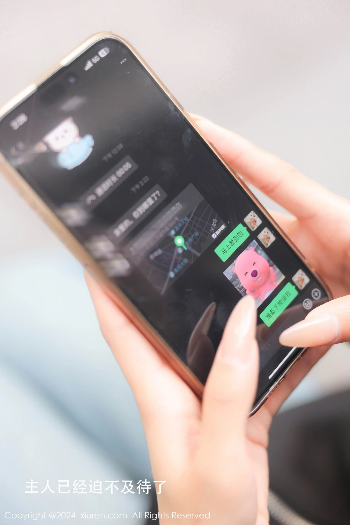 [[XiuRen秀人网]秀人网]No.8668_模特合集周周不吃香菜私房性感姐妹花黑色内衣完美诱惑写真85P