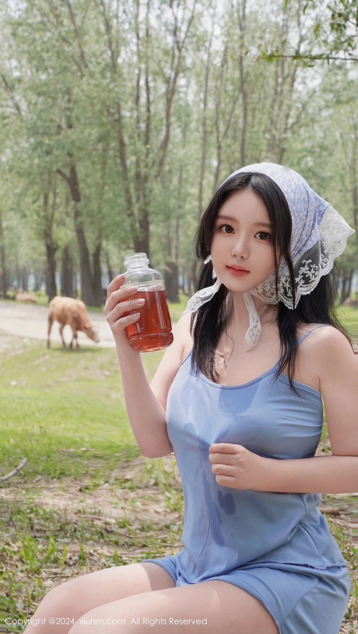 [[XiuRen秀人网]秀人网]No.8777_模特小薯条nienie性感浅红色泳装+浅蓝色吊带秀曼妙身姿诱惑写真73P