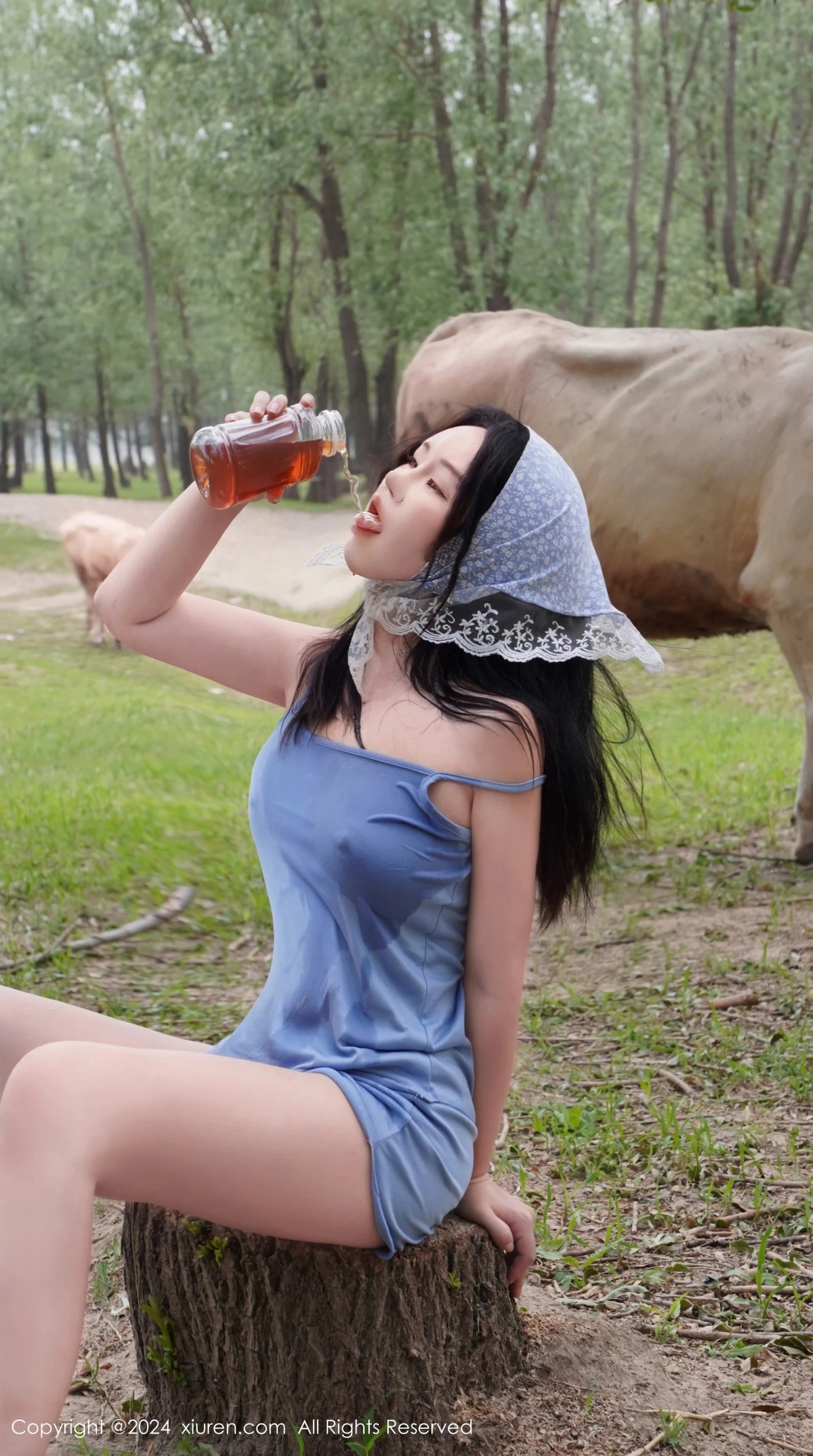 [[XiuRen秀人网]秀人网]No.8777_模特小薯条nienie性感浅红色泳装+浅蓝色吊带秀曼妙身姿诱惑写真73P