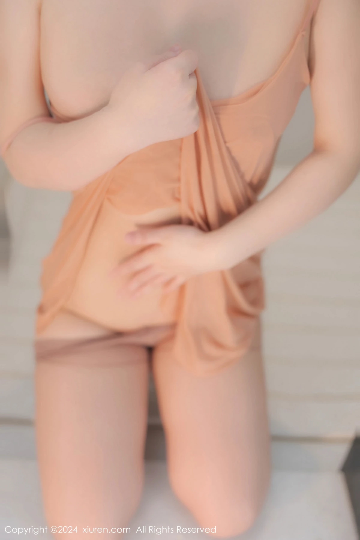 [[XiuRen秀人网]秀人网]No.8770_模特白乐乐浴室场景性感橙色服饰配超薄肉丝秀完美身材诱惑写真89P