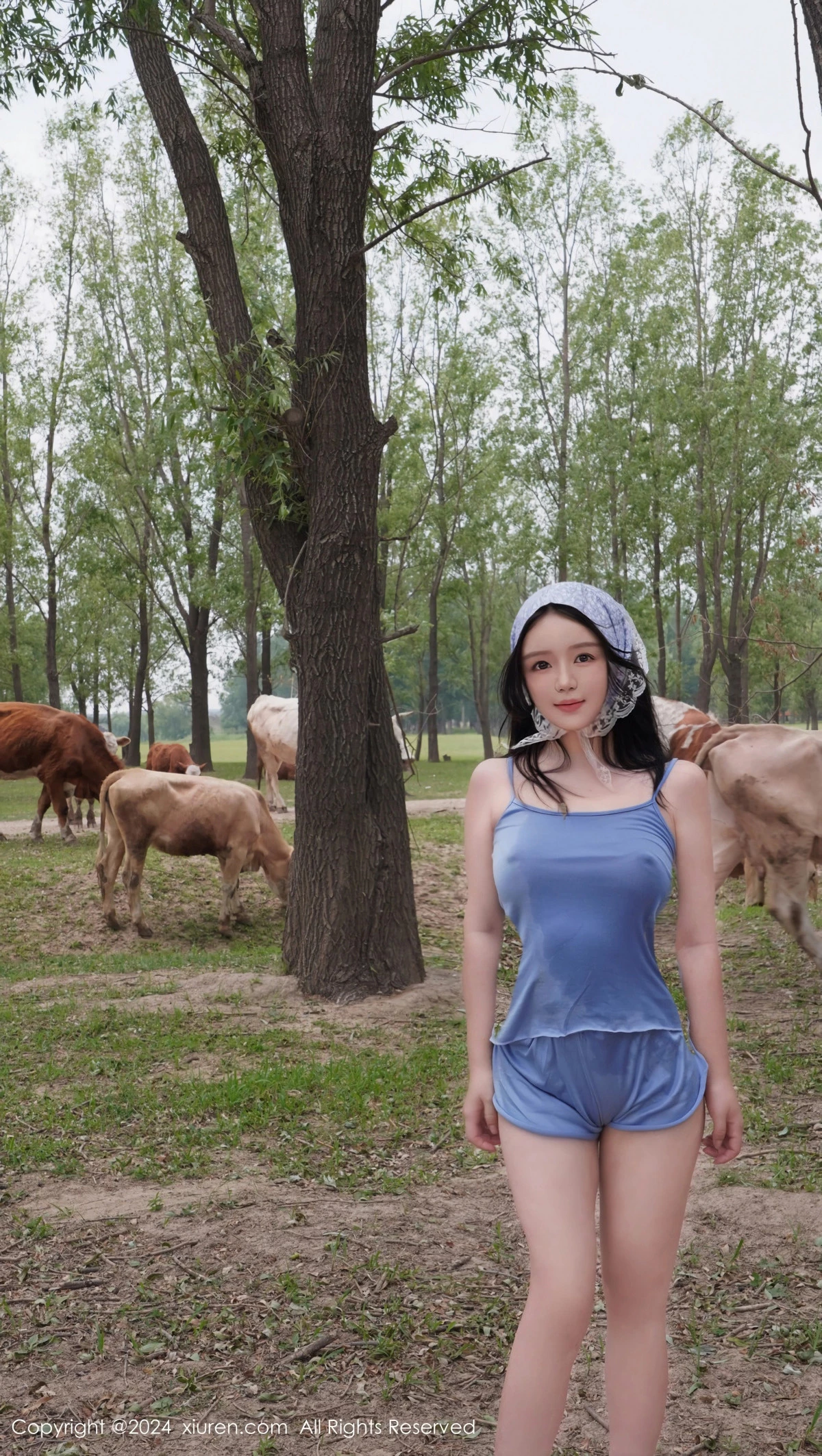 [[XiuRen秀人网]秀人网]No.8777_模特小薯条nienie性感浅红色泳装+浅蓝色吊带秀曼妙身姿诱惑写真73P