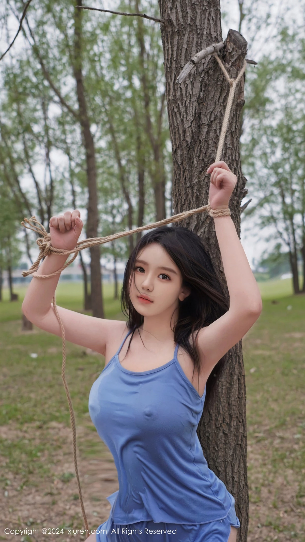 [[XiuRen秀人网]秀人网]No.8777_模特小薯条nienie性感浅红色泳装+浅蓝色吊带秀曼妙身姿诱惑写真73P